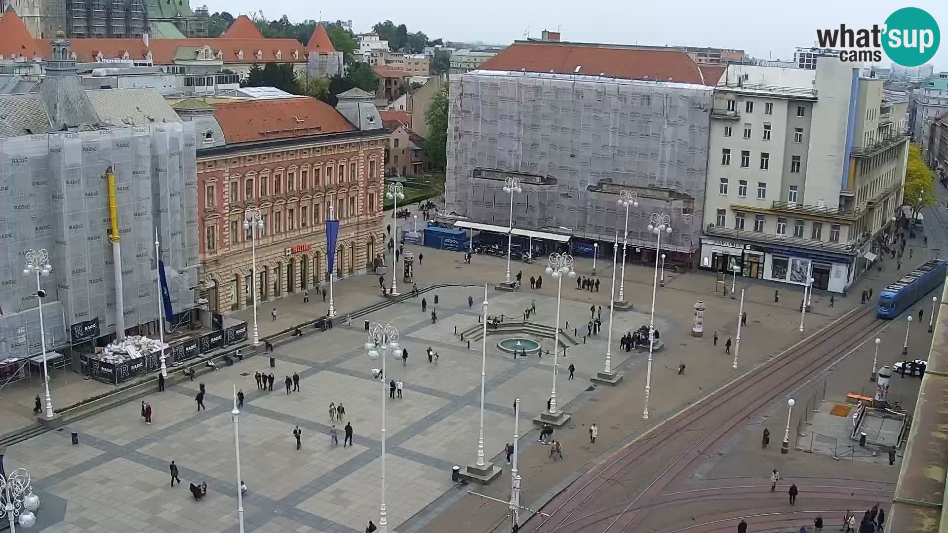 Plaza Ban Jelačić camera en vivo Zagreb – Hotel Dubrovnik