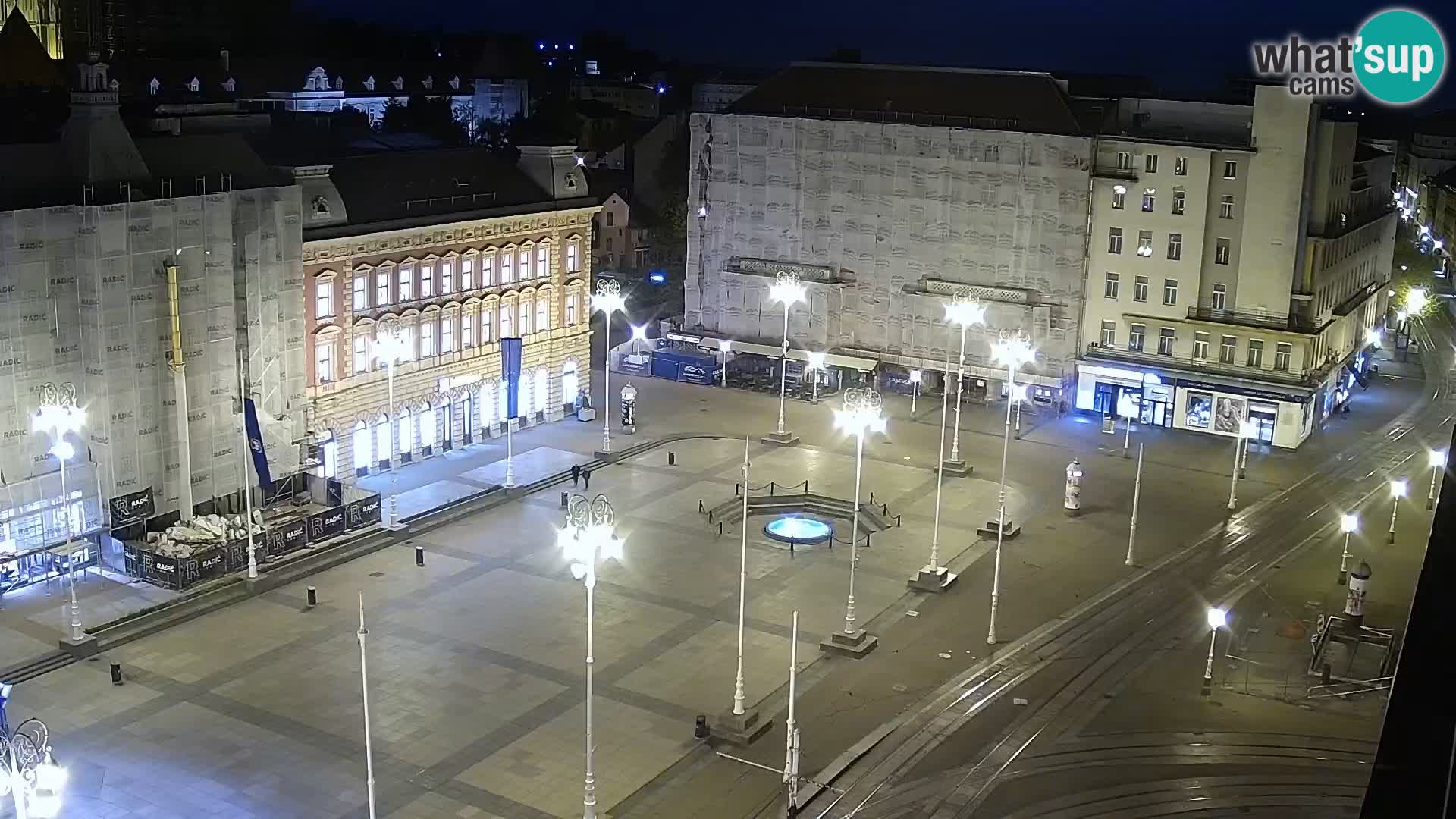 Plaza Ban Jelačić camera en vivo Zagreb – Hotel Dubrovnik