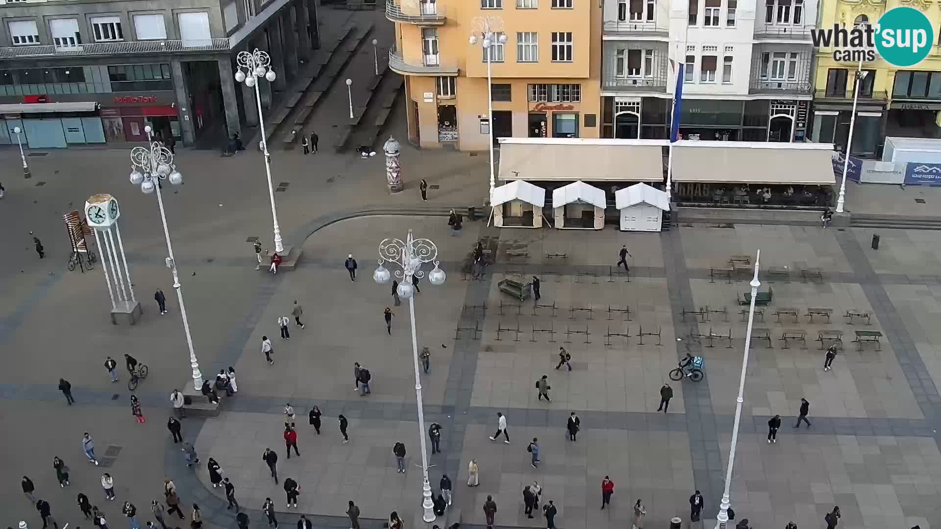 Plaza Ban Jelačić camera en vivo Zagreb – Hotel Dubrovnik