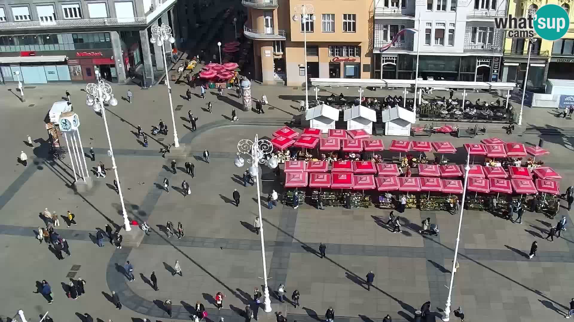 LIVE Webcam Zagreb Hotel Dubrovnik | Ban Jelačić square