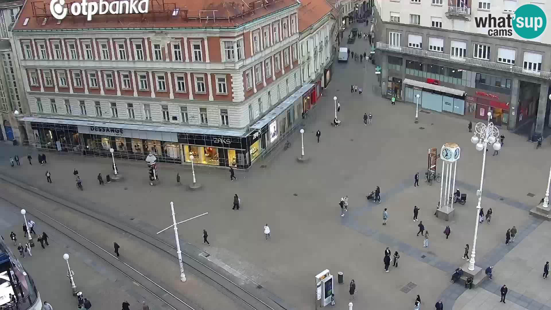 Piazza Ban Jelačić livecam Zagreb – Hotel Dubrovnik