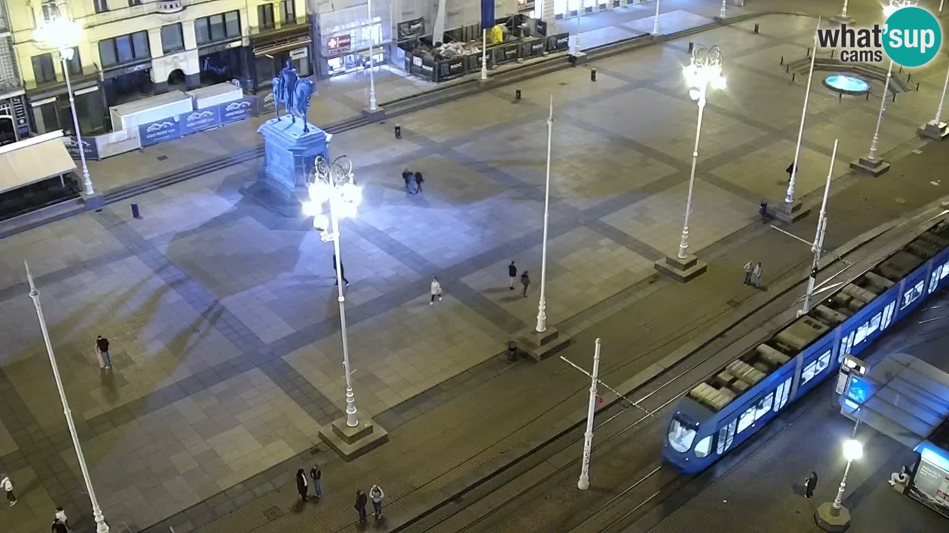 Ban Jelačić Platz  Live webcam Zagreb – Hotel Dubrovnik