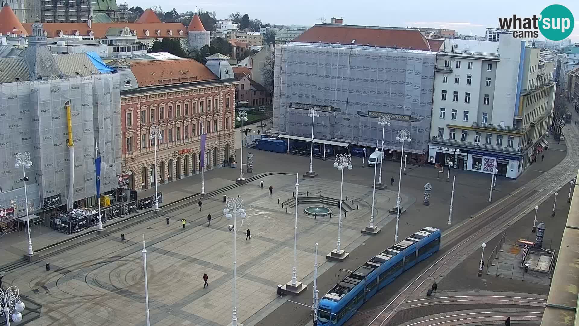 LIVE Webcam Zagreb Hotel Dubrovnik | Ban Jelačić square