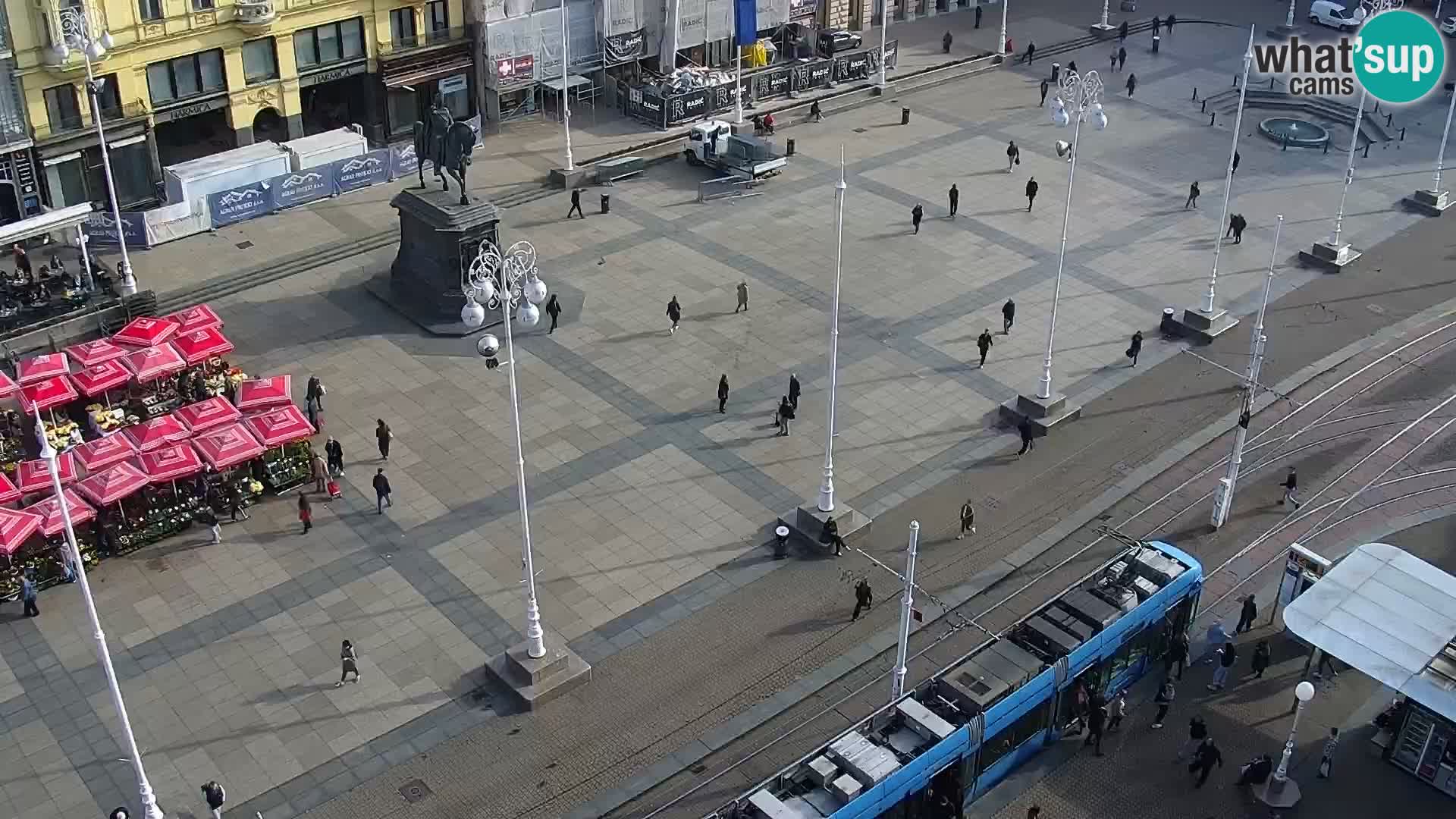 Ban Jelačić Platz  Live webcam Zagreb – Hotel Dubrovnik