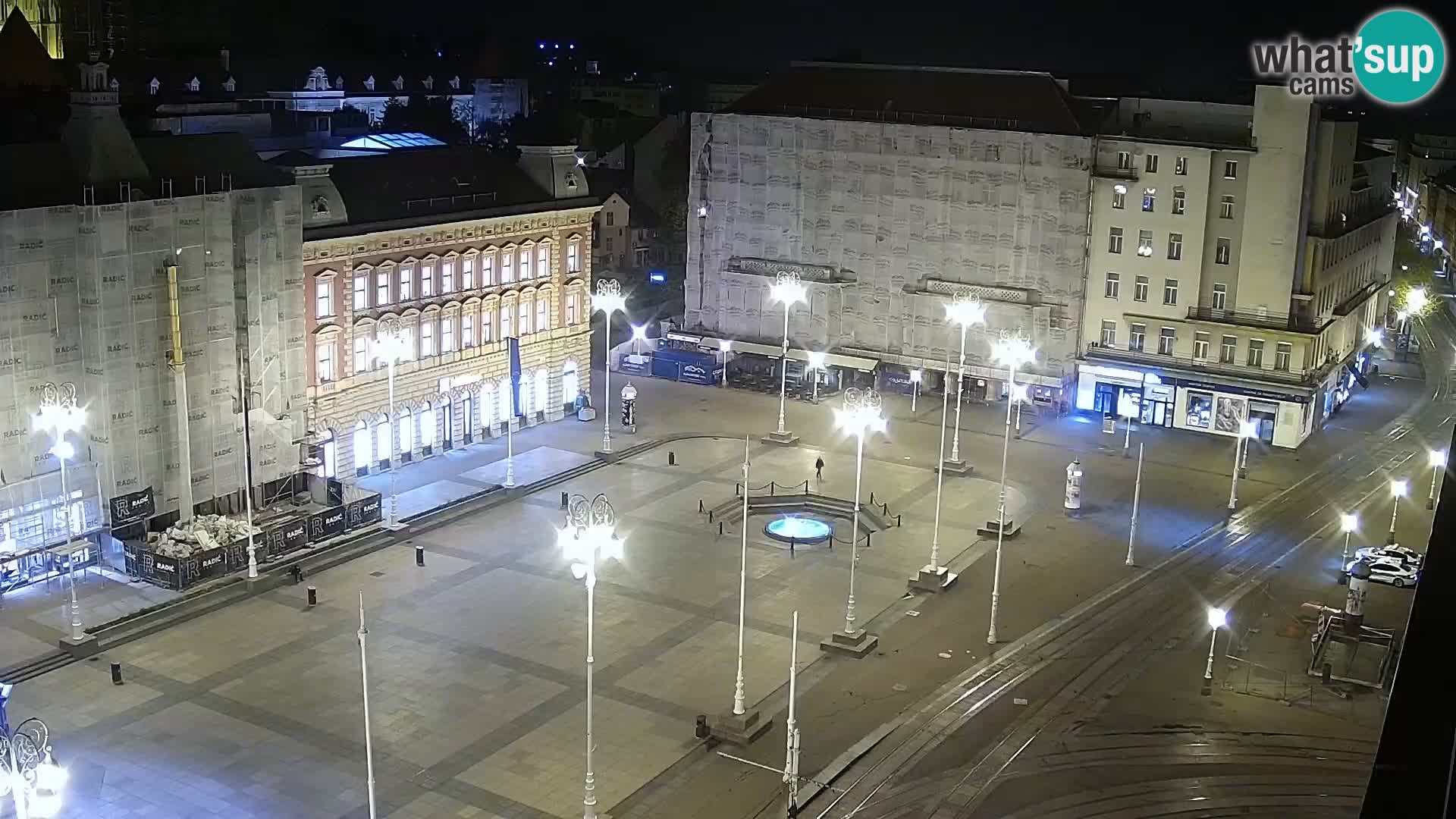 Trg Bana Jelačića web kamera Zagreb – Hotel Dubrovnik