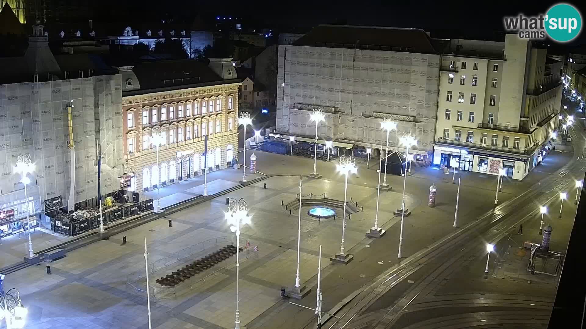 LIVE Webcam Zagreb Hotel Dubrovnik | Ban Jelačić square