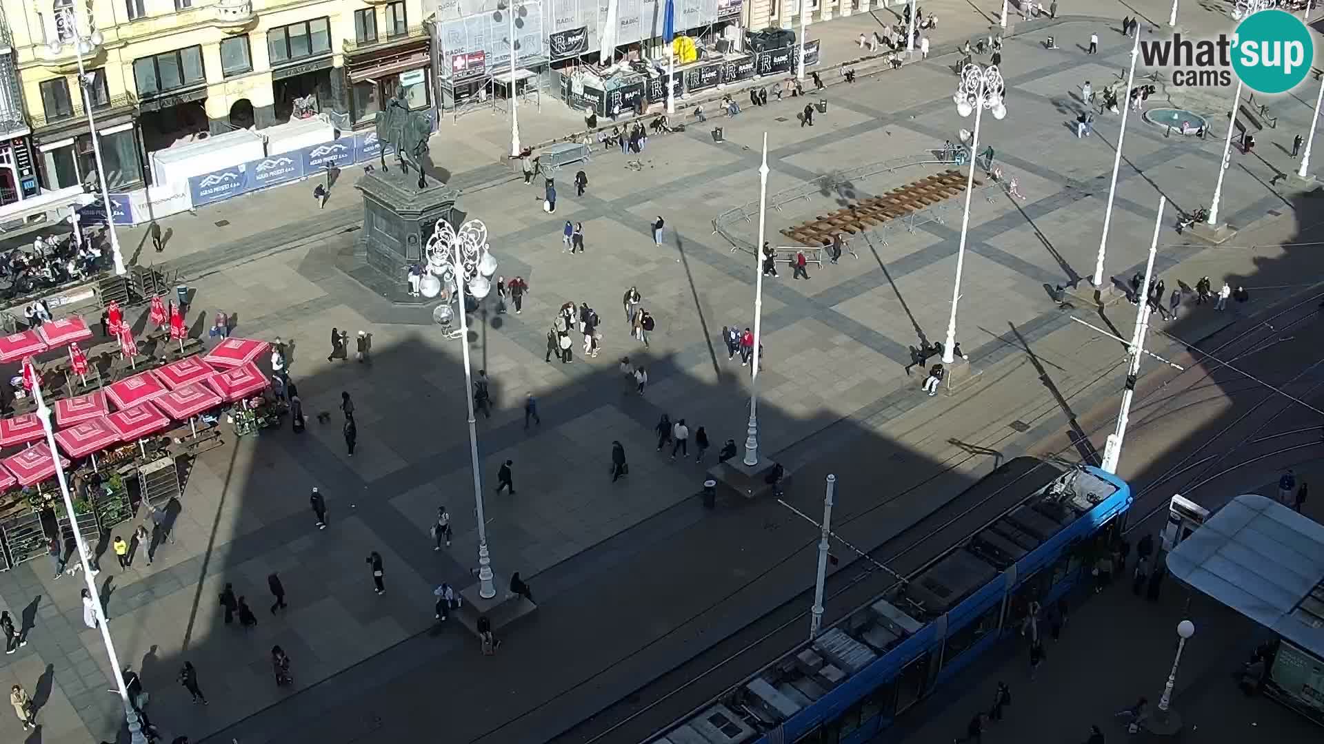 LIVE Webcam Zagreb Hotel Dubrovnik | Ban Jelačić square
