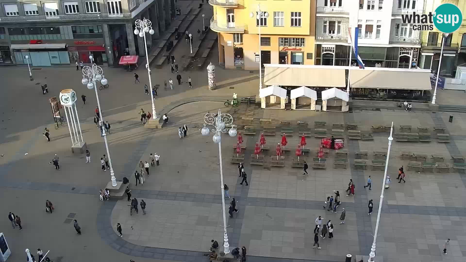 LIVE Webcam Zagreb Hotel Dubrovnik | Ban Jelačić square