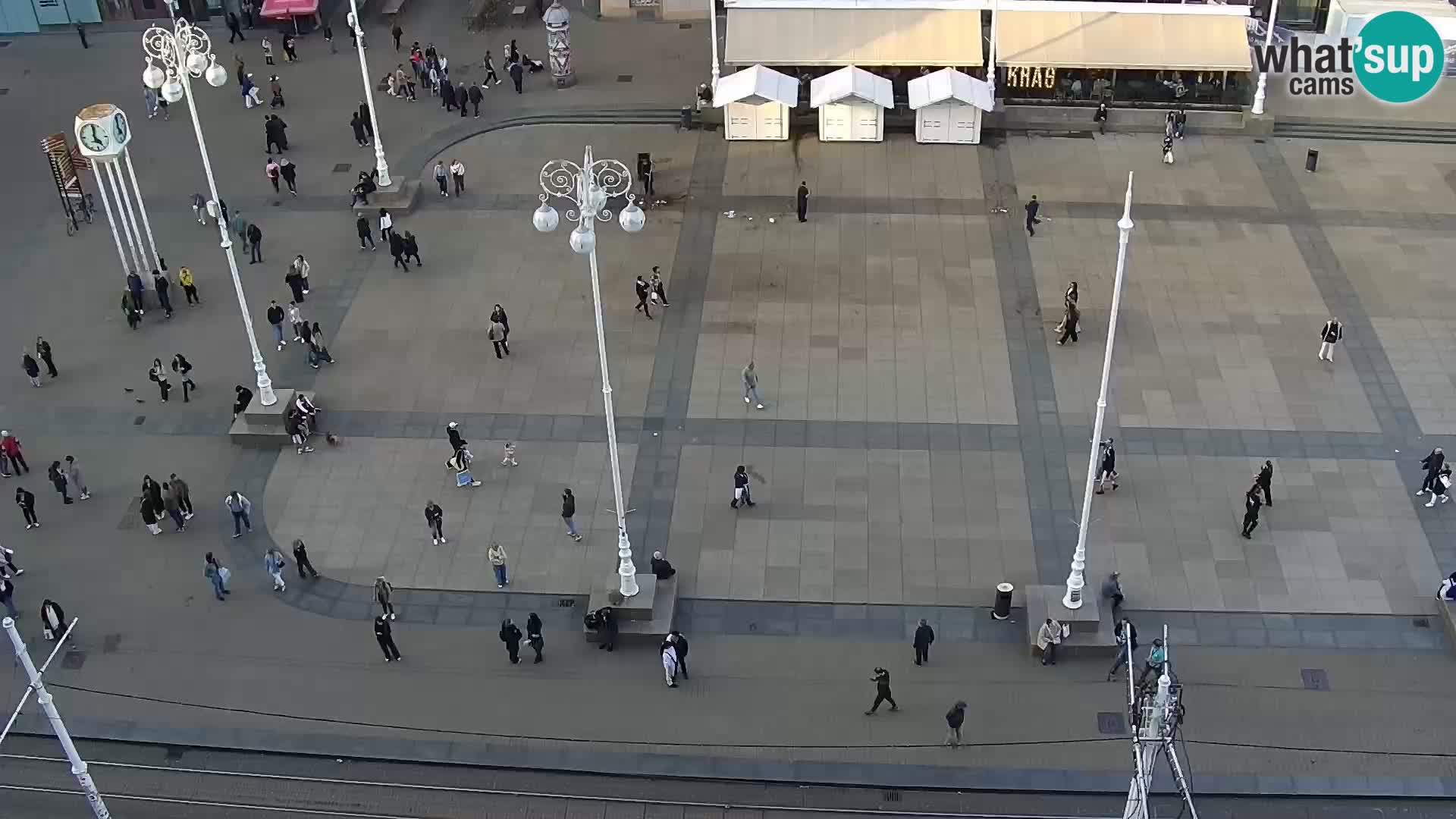 Plaza Ban Jelačić camera en vivo Zagreb – Hotel Dubrovnik
