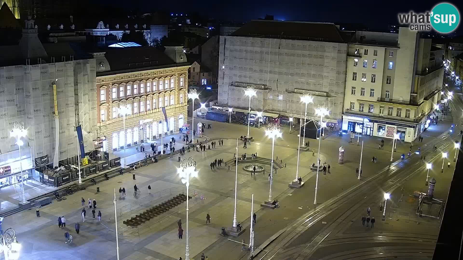 Piazza Ban Jelačić livecam Zagreb – Hotel Dubrovnik