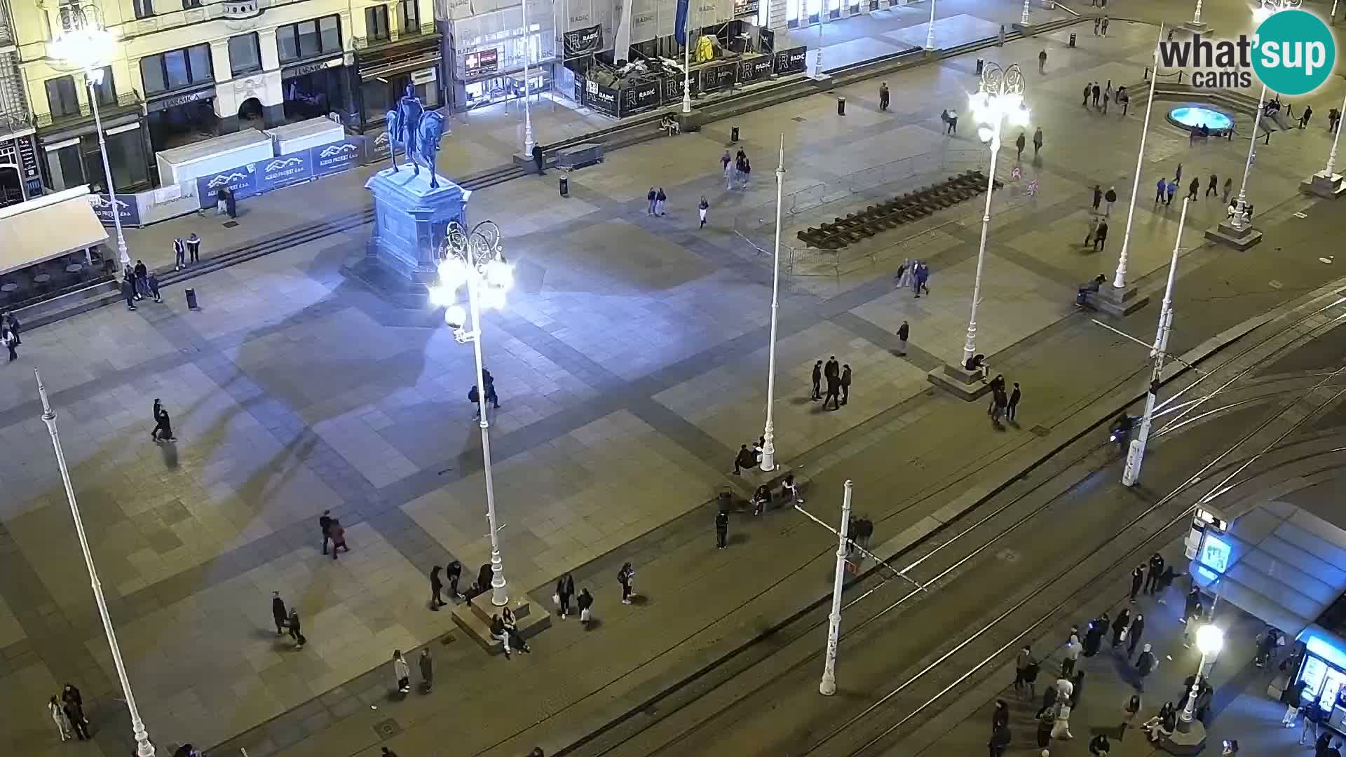 Plaza Ban Jelačić camera en vivo Zagreb – Hotel Dubrovnik