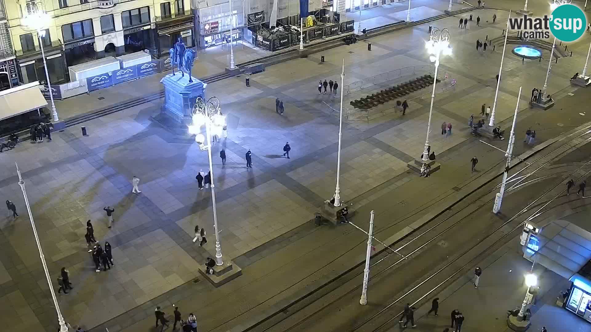 Piazza Ban Jelačić livecam Zagreb – Hotel Dubrovnik