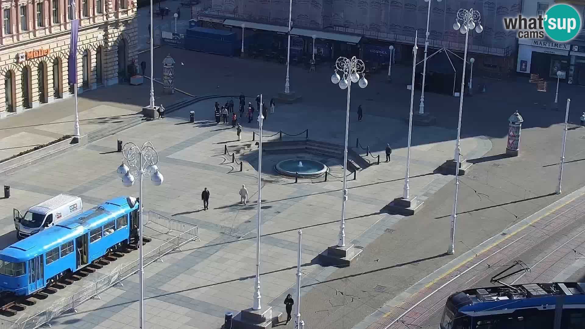 LIVE Webcam Zagreb Hotel Dubrovnik | Ban Jelačić square