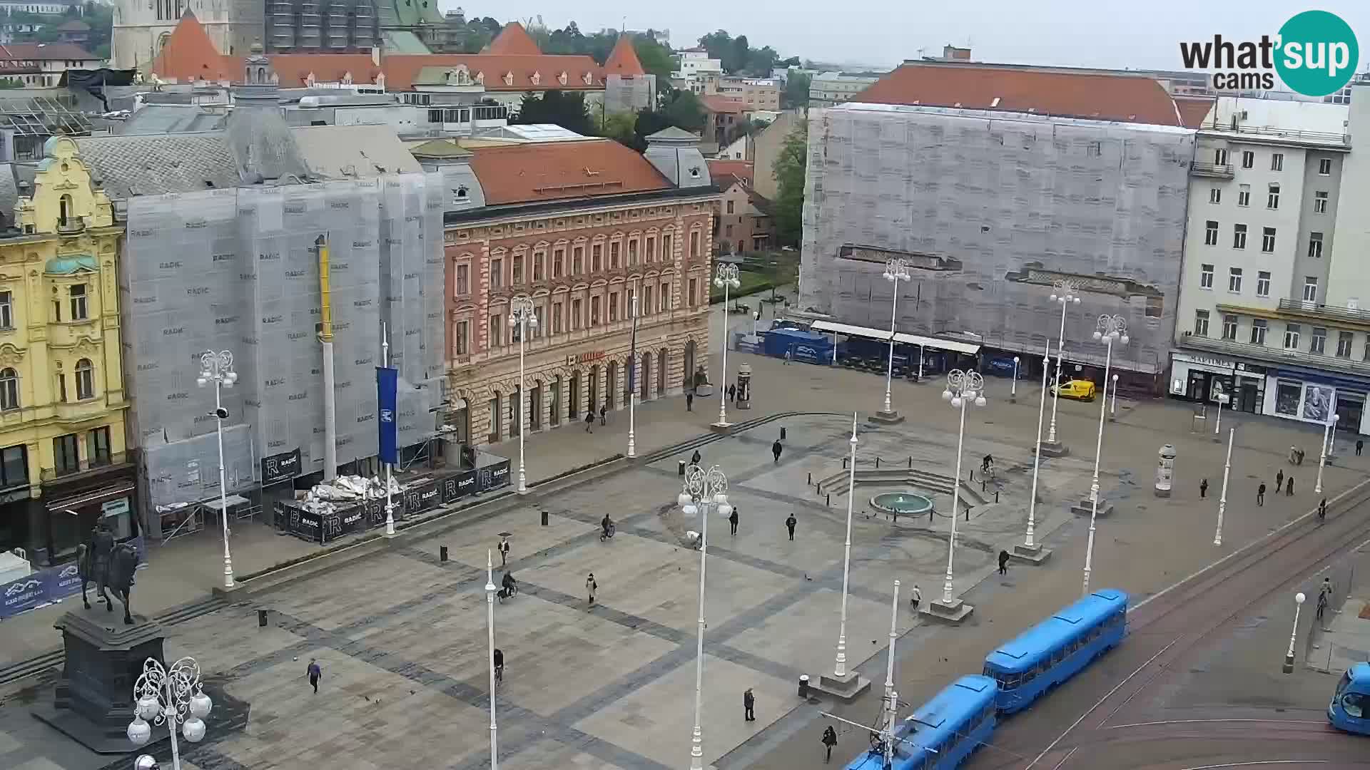 Ban Jelačić Platz  Live webcam Zagreb – Hotel Dubrovnik