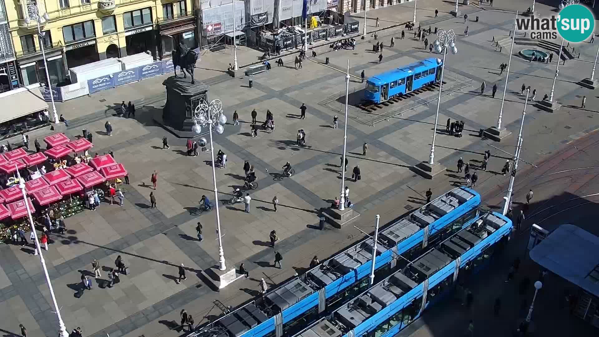LIVE Webcam Zagreb Hotel Dubrovnik | Ban Jelačić square