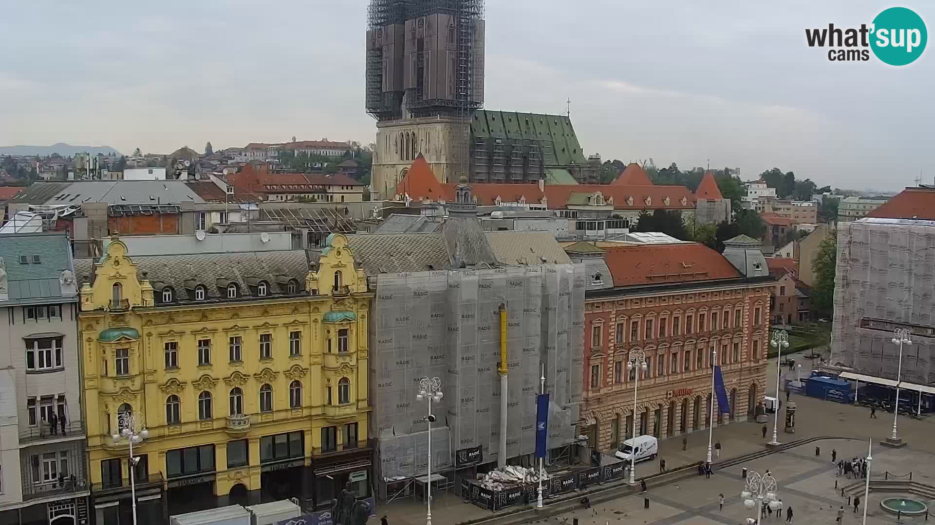 Ban Jelačić live cam Zagreb – Hotel Dubrovnik