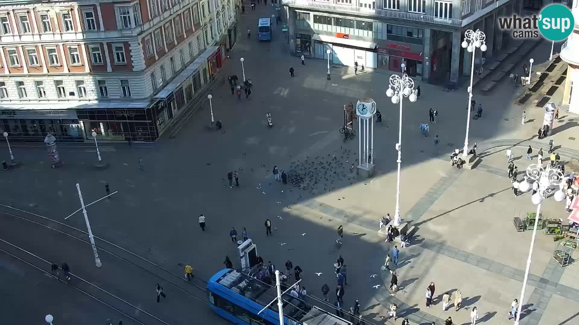 LIVE Webcam Zagreb Hotel Dubrovnik | Ban Jelačić square
