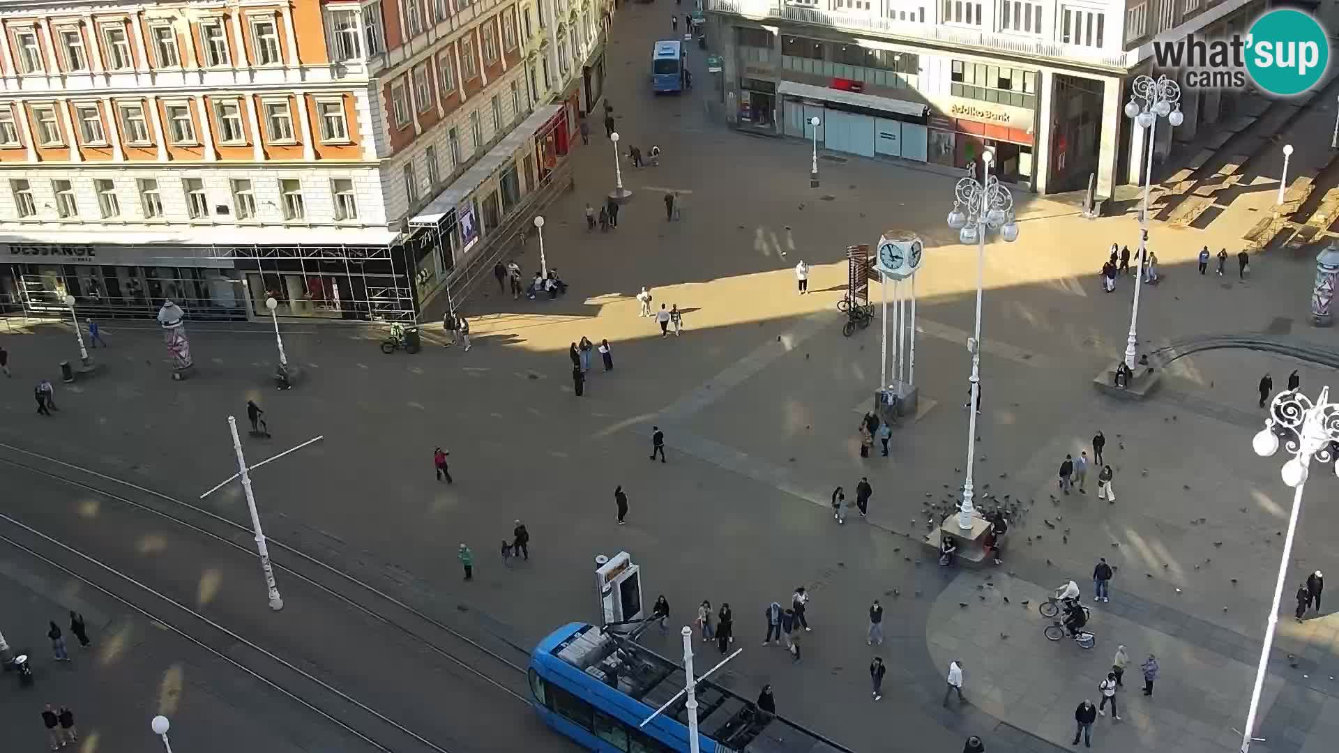 LIVE Webcam Zagreb Hotel Dubrovnik | Ban Jelačić square