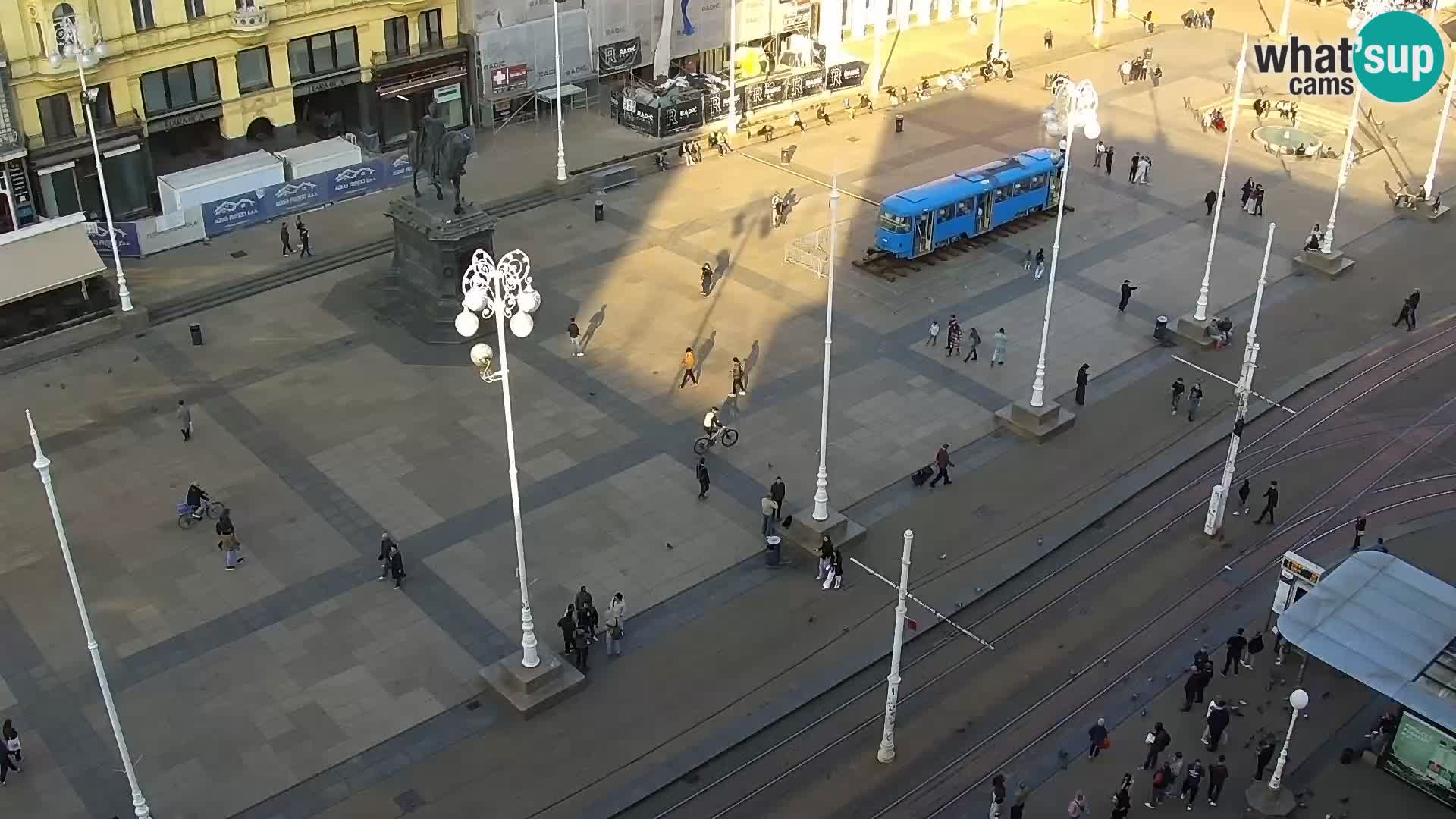 LIVE Webcam Zagreb Hotel Dubrovnik | Ban Jelačić square