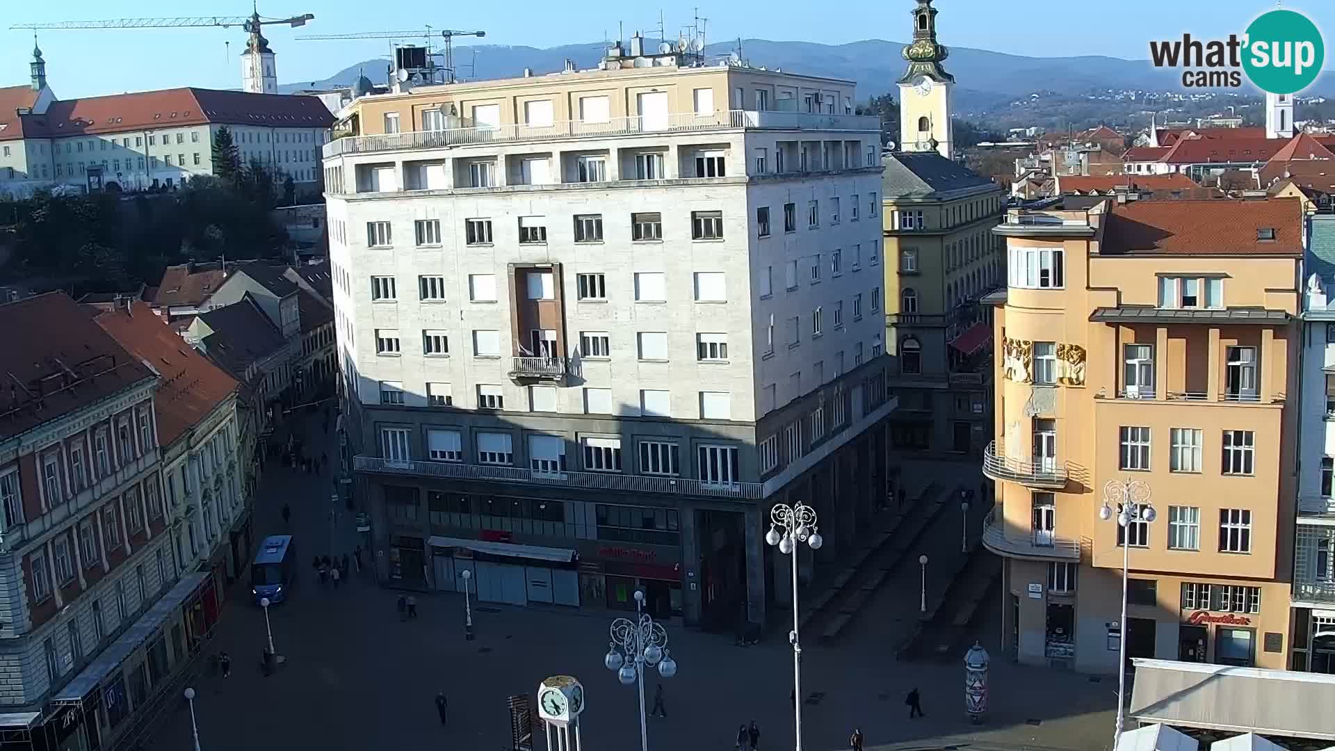 LIVE Webcam Zagreb Hotel Dubrovnik | Ban Jelačić square