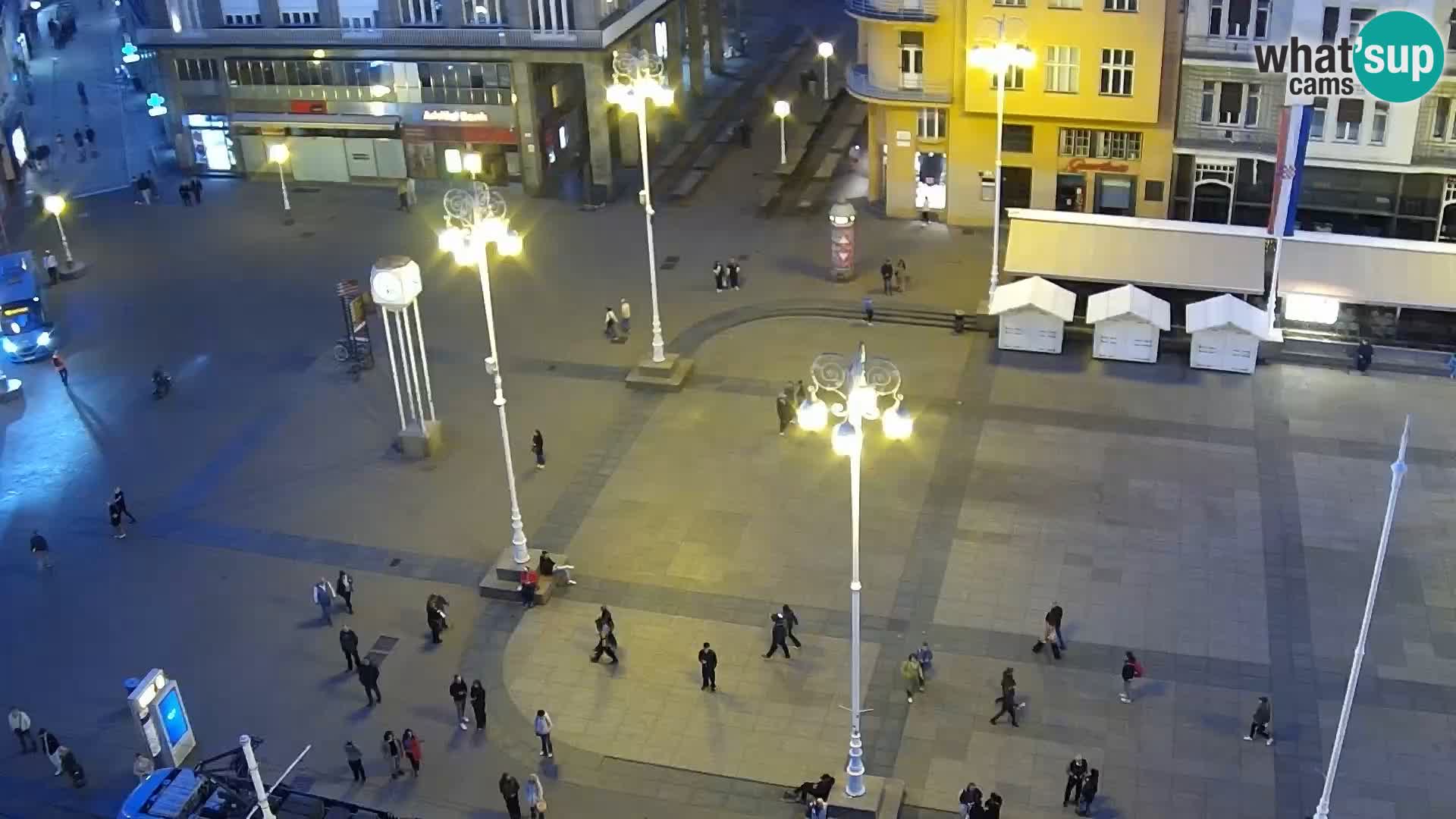 LIVE Webcam Zagreb Hotel Dubrovnik | Ban Jelačić square