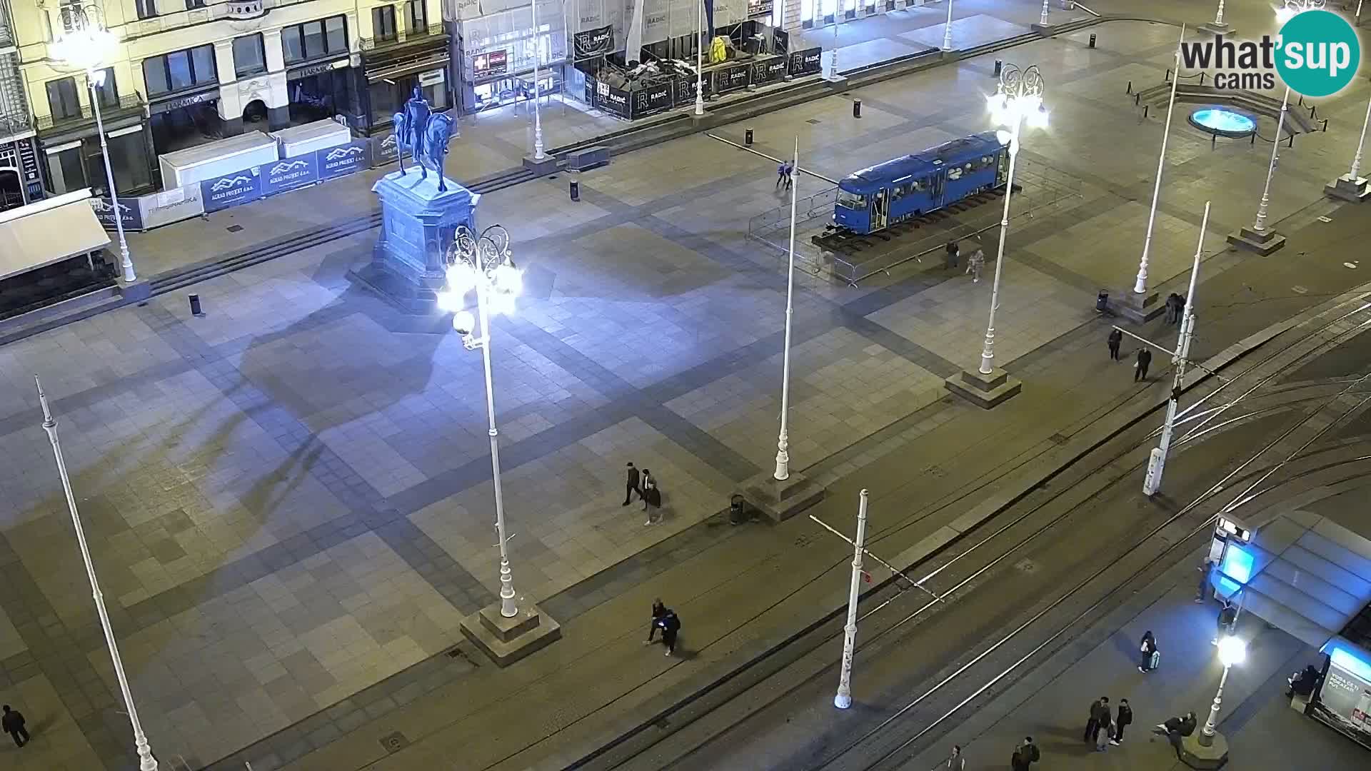 LIVE Webcam Zagreb Hotel Dubrovnik | Ban Jelačić square