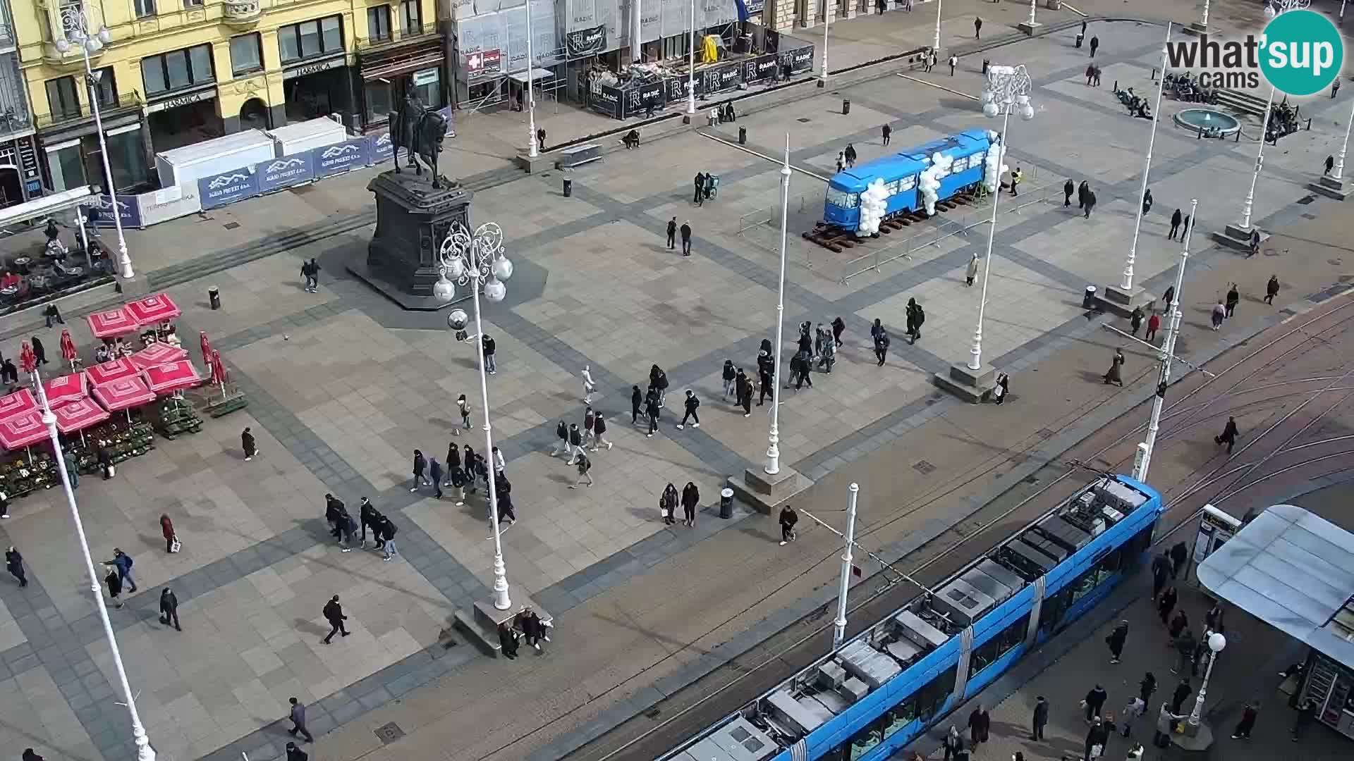 Ban Jelačić Platz  Live webcam Zagreb – Hotel Dubrovnik