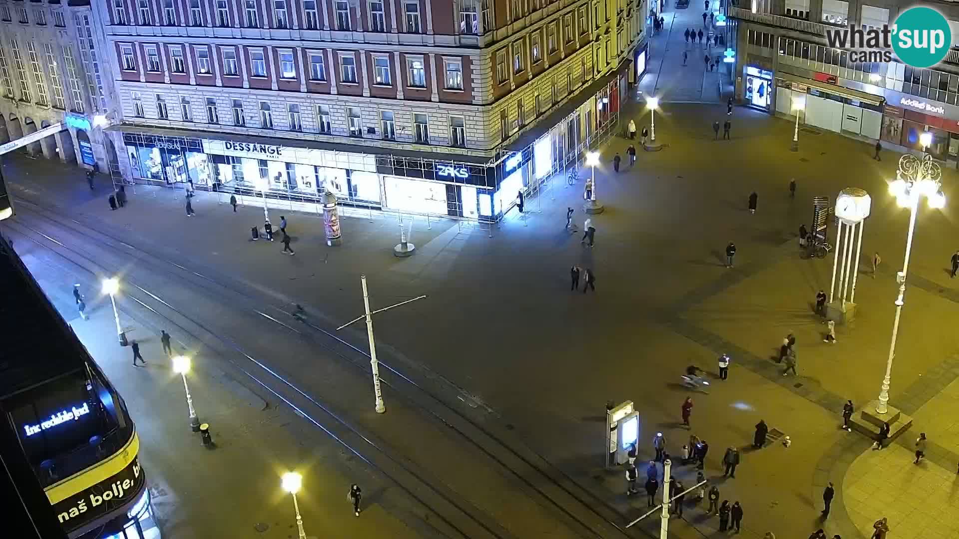 LIVE Webcam Zagreb Hotel Dubrovnik | Ban Jelačić square