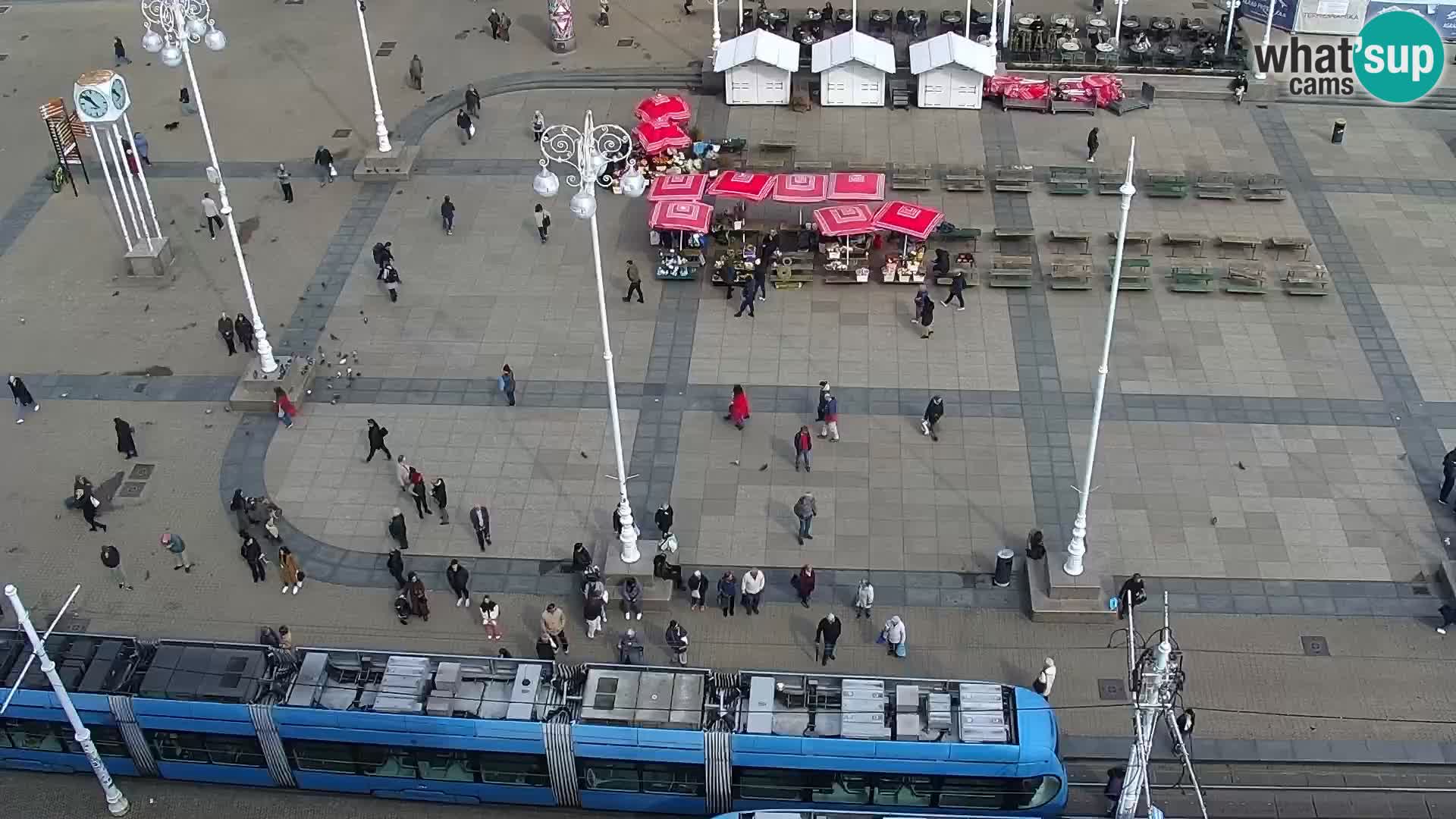 Plaza Ban Jelačić camera en vivo Zagreb – Hotel Dubrovnik