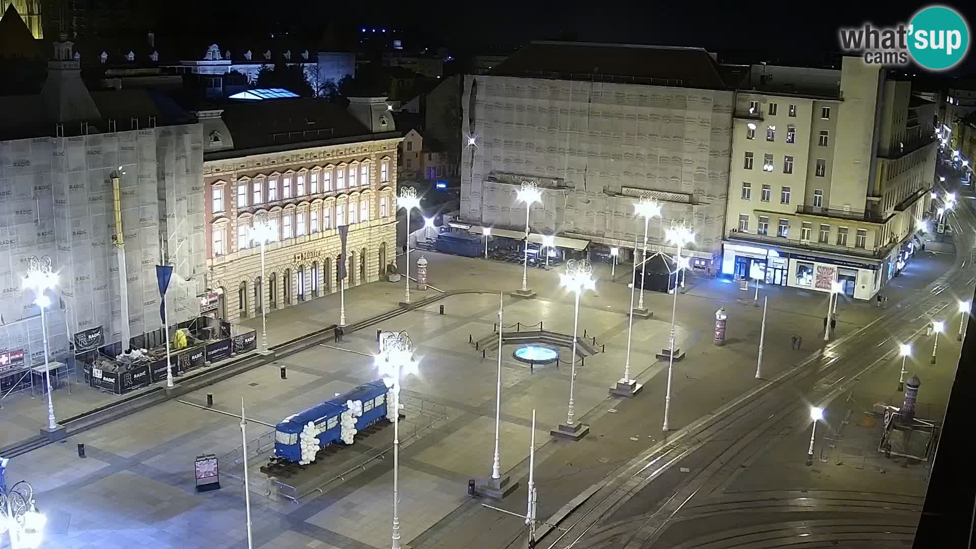 Plaza Ban Jelačić camera en vivo Zagreb – Hotel Dubrovnik