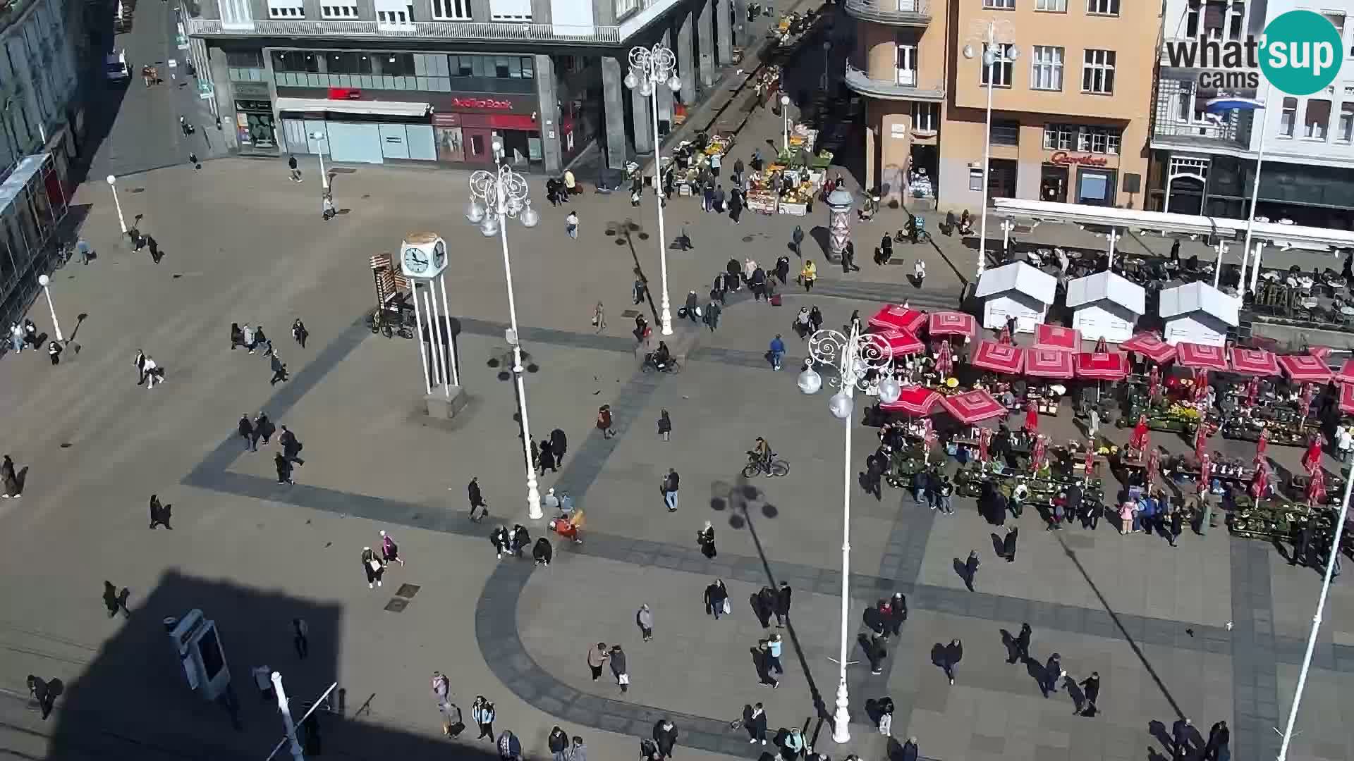 LIVE Webcam Zagreb Hotel Dubrovnik | Ban Jelačić square