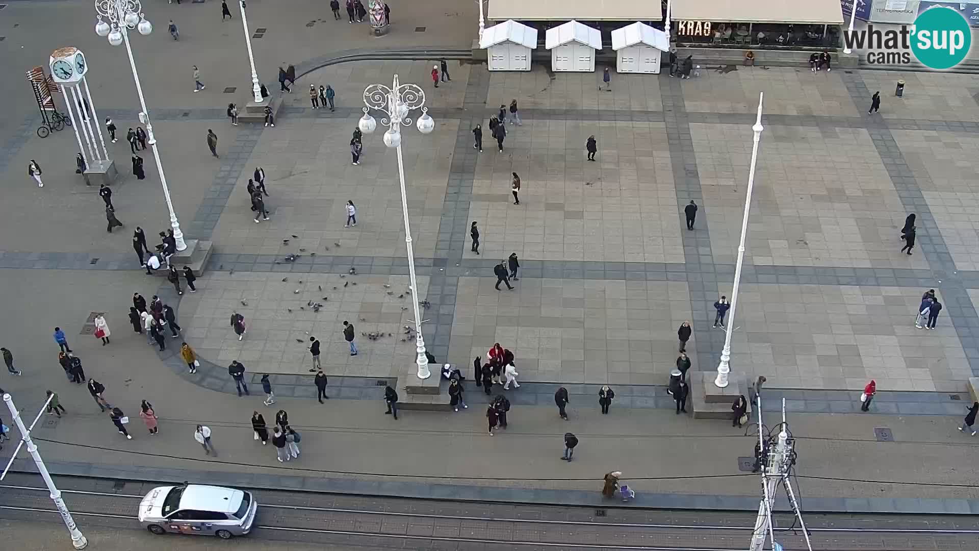 Piazza Ban Jelačić livecam Zagreb – Hotel Dubrovnik
