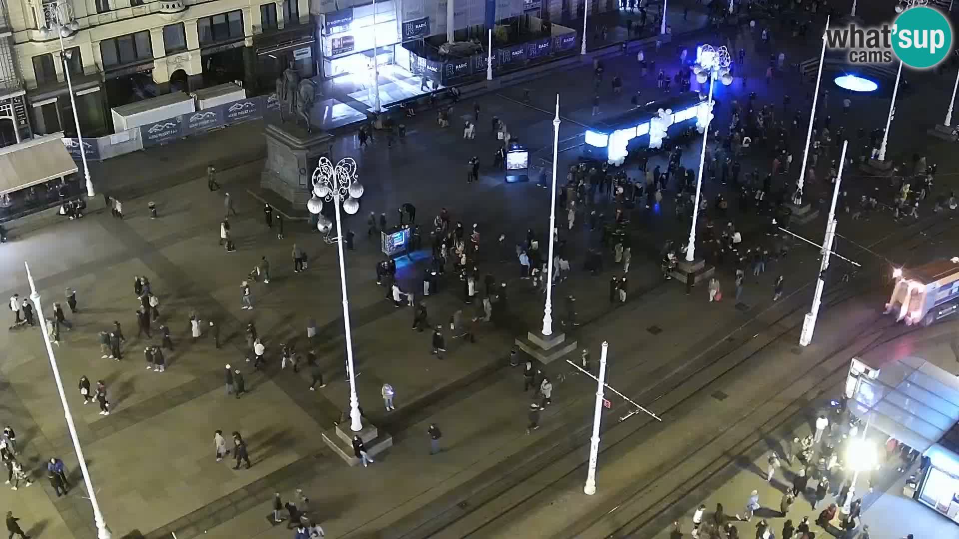 Ban Jelačić Platz  Live webcam Zagreb – Hotel Dubrovnik
