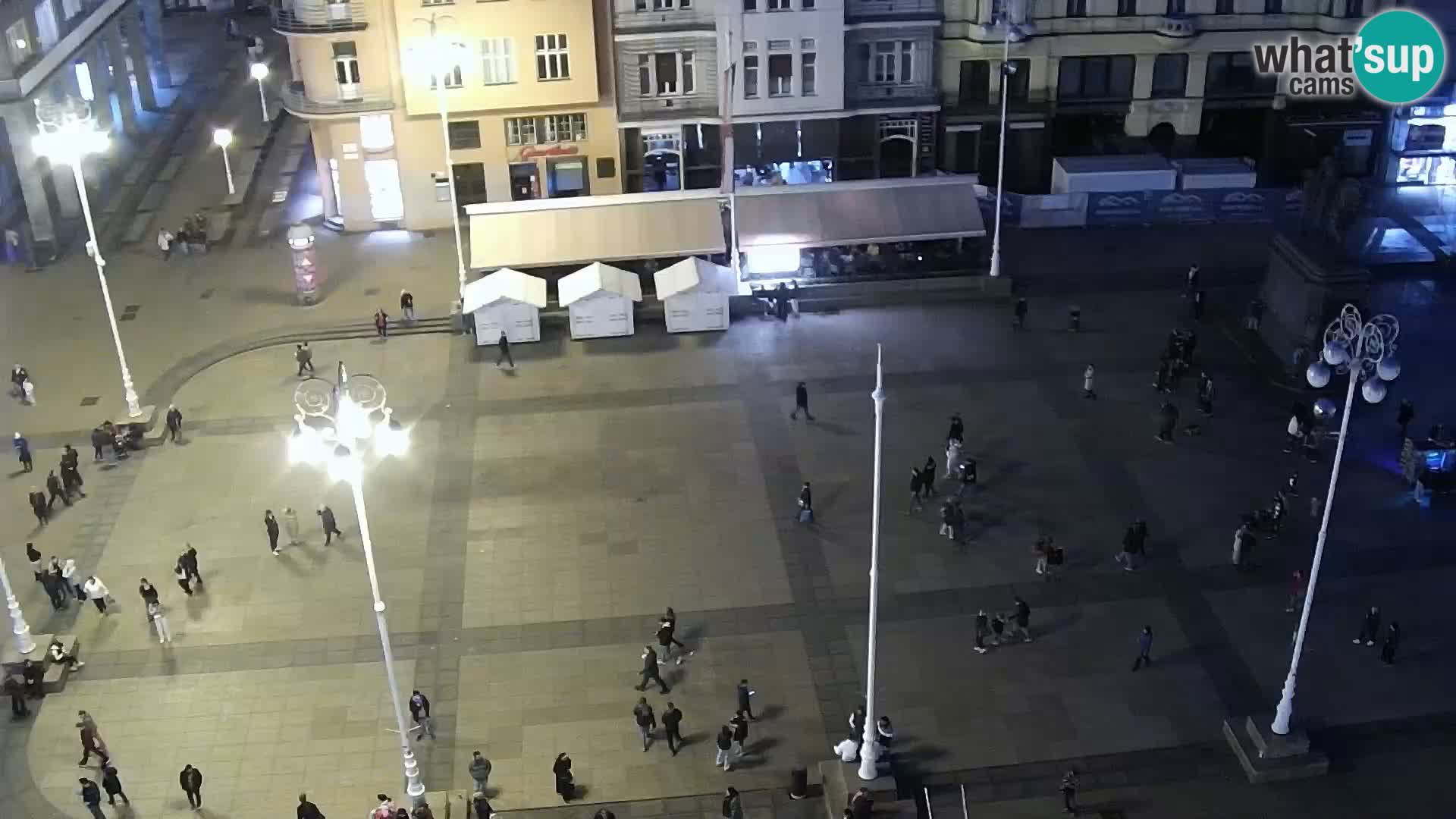 Trg Bana Jelačića web kamera Zagreb – Hotel Dubrovnik