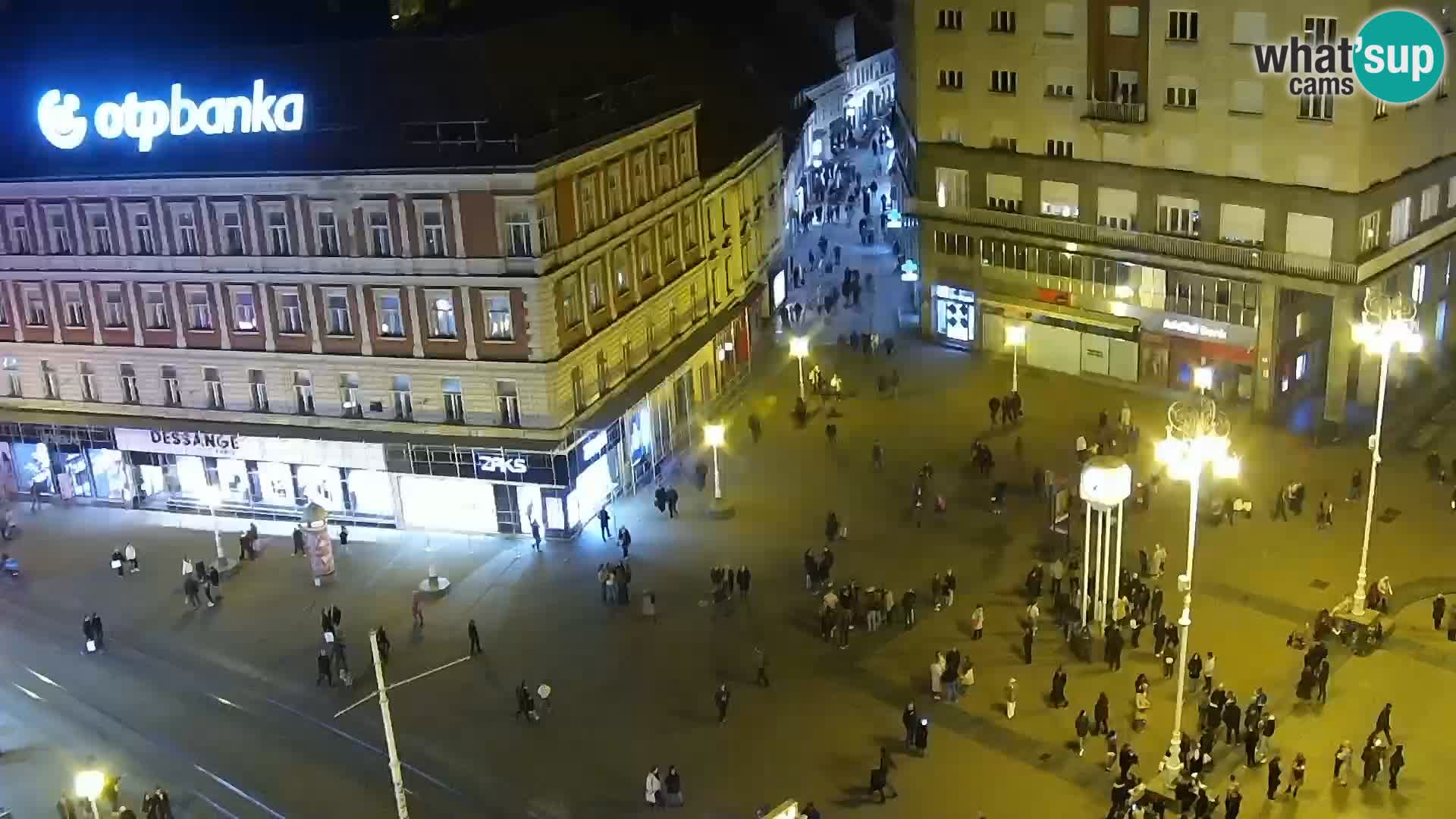 Ban Jelačić Platz  Live webcam Zagreb – Hotel Dubrovnik