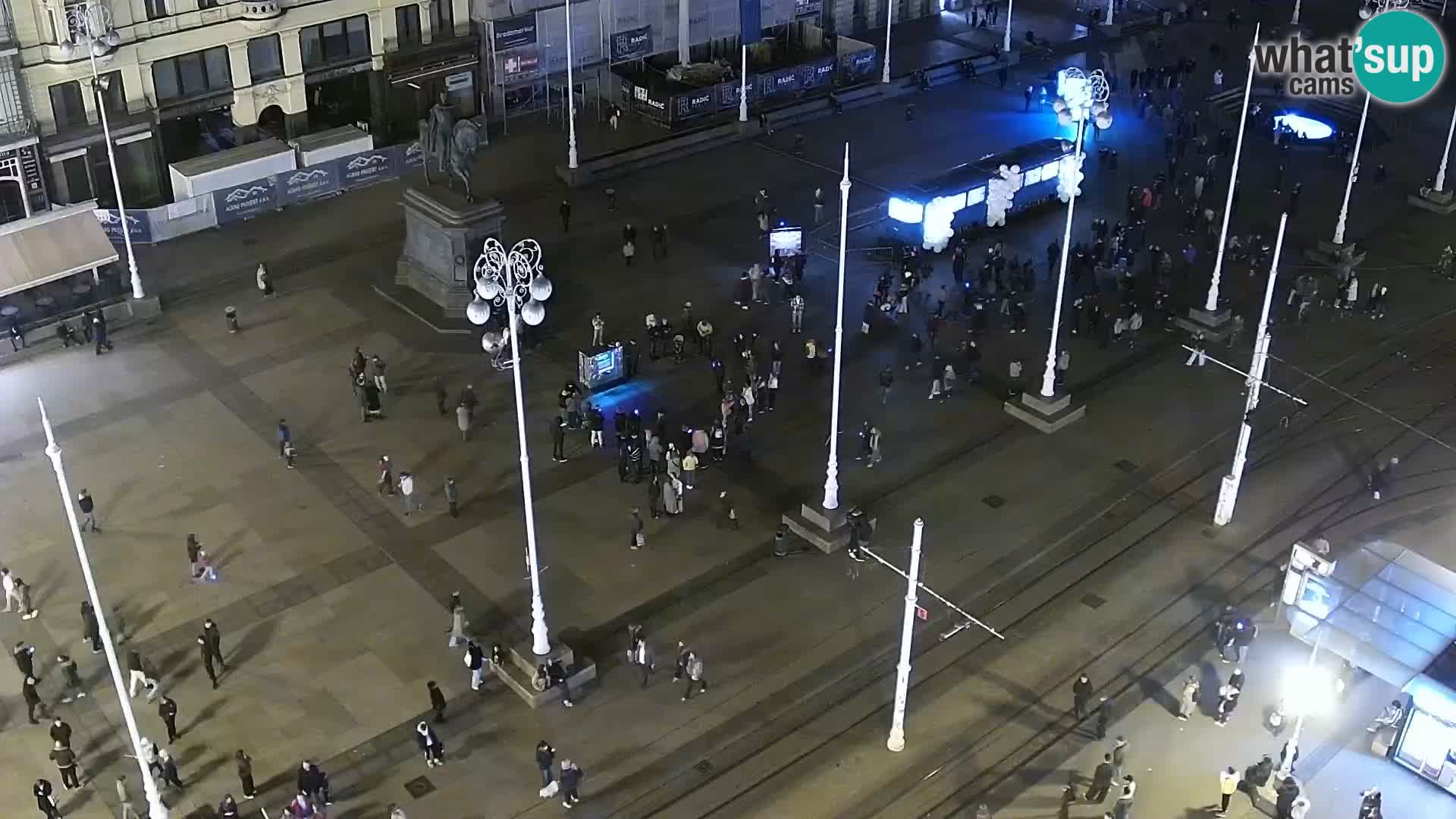 Plaza Ban Jelačić camera en vivo Zagreb – Hotel Dubrovnik