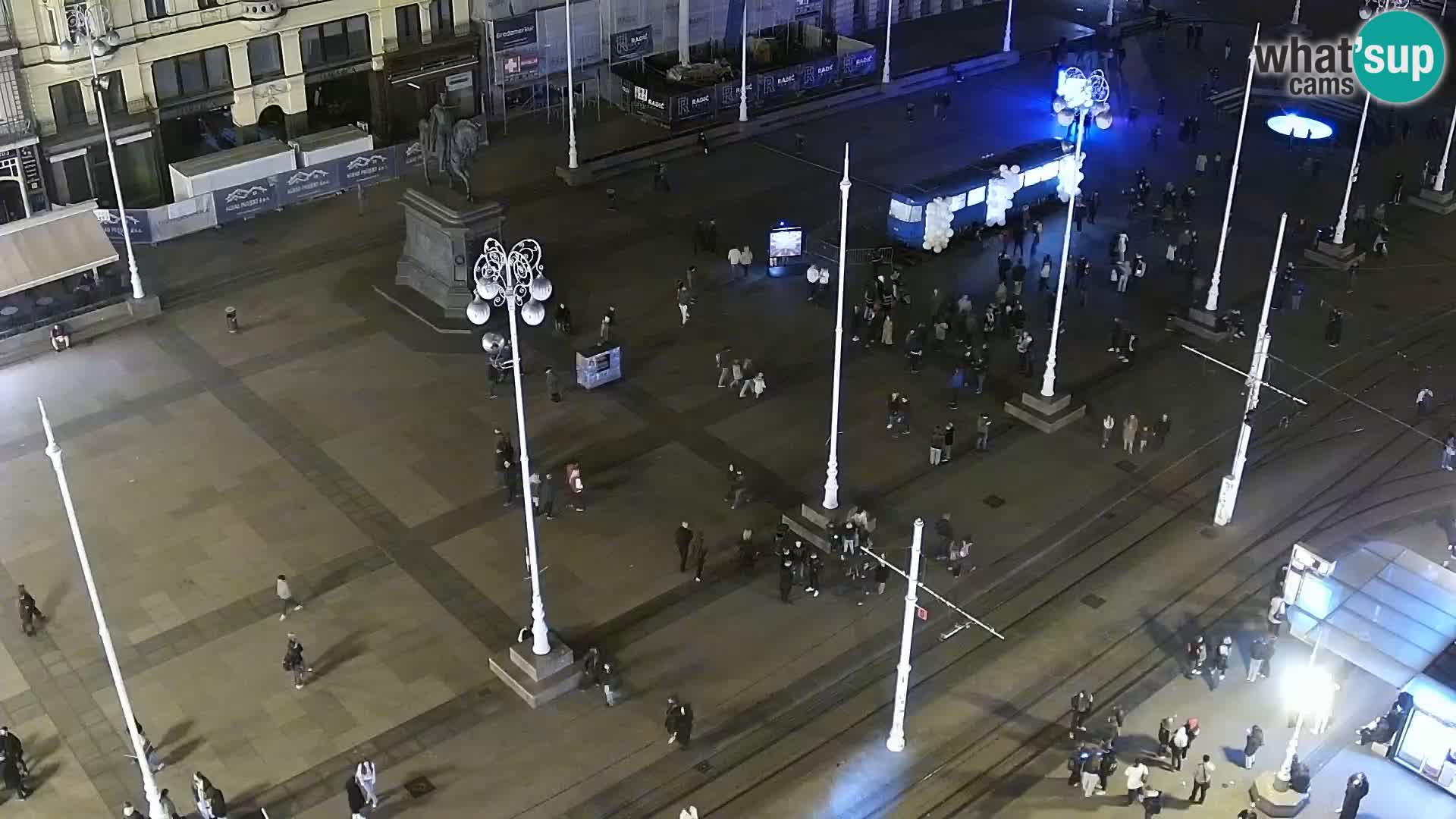 Ban Jelačić Platz  Live webcam Zagreb – Hotel Dubrovnik