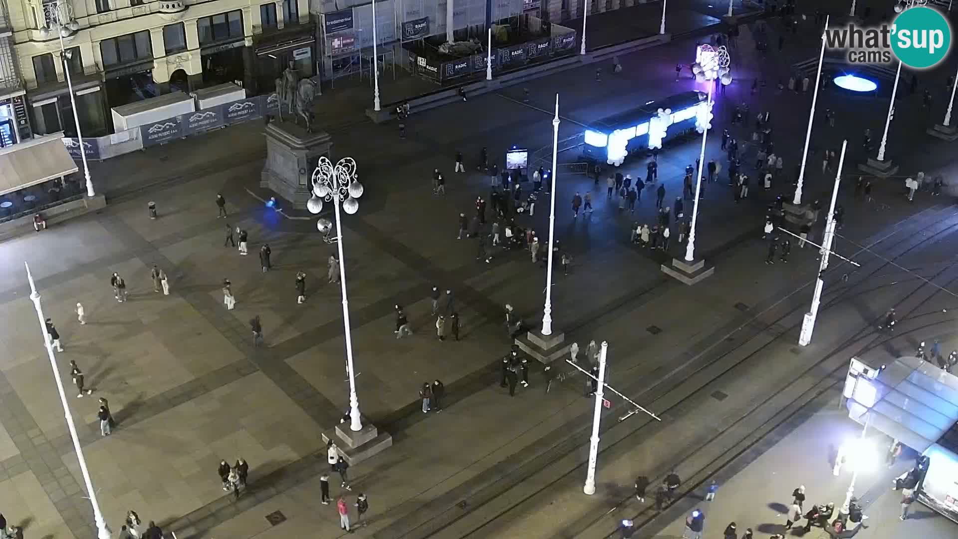 LIVE Webcam Zagreb Hotel Dubrovnik | Ban Jelačić square