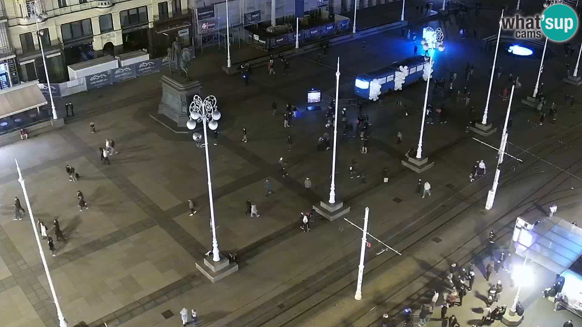 Ban Jelačić Platz  Live webcam Zagreb – Hotel Dubrovnik