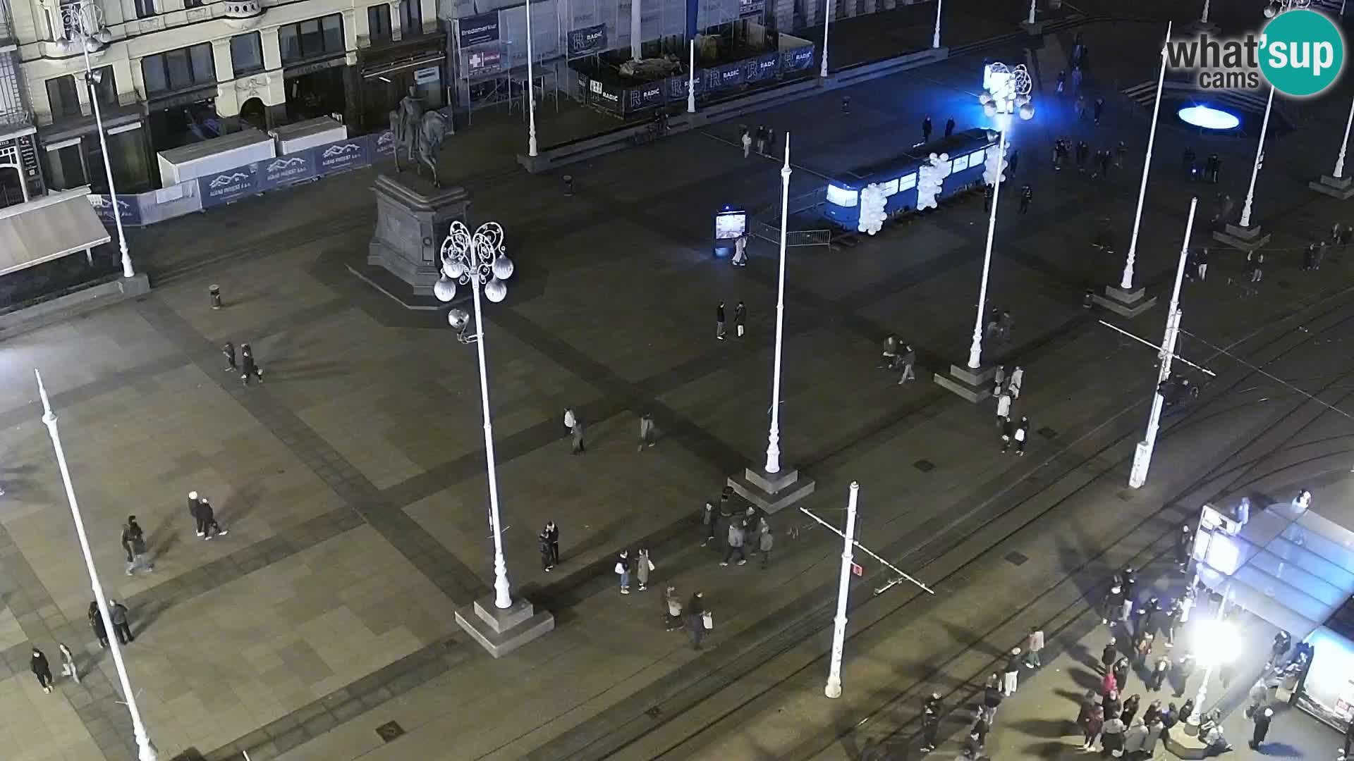 LIVE Webcam Zagreb Hotel Dubrovnik | Ban Jelačić square
