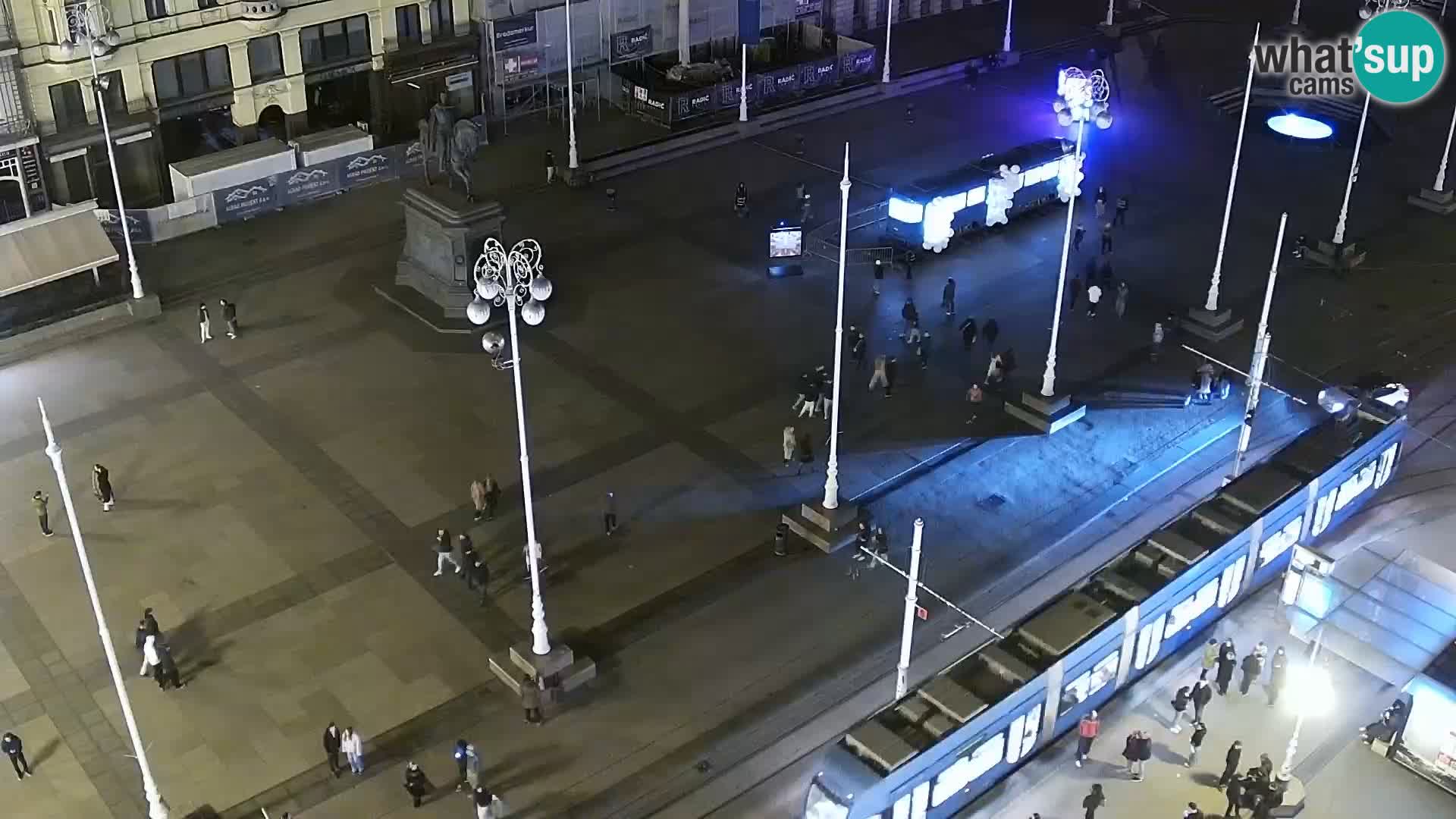 Ban Jelačić Platz  Live webcam Zagreb – Hotel Dubrovnik