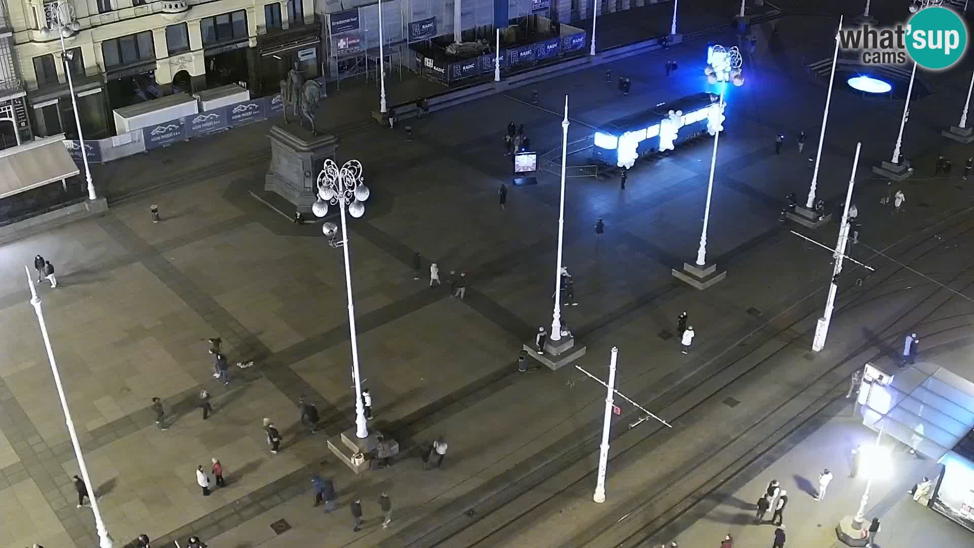LIVE Webcam Zagreb Hotel Dubrovnik | Ban Jelačić square