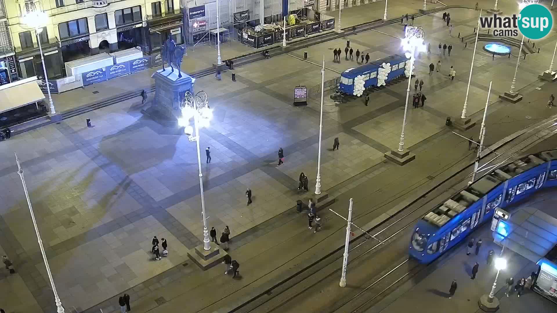 Ban Jelačić Platz  Live webcam Zagreb – Hotel Dubrovnik
