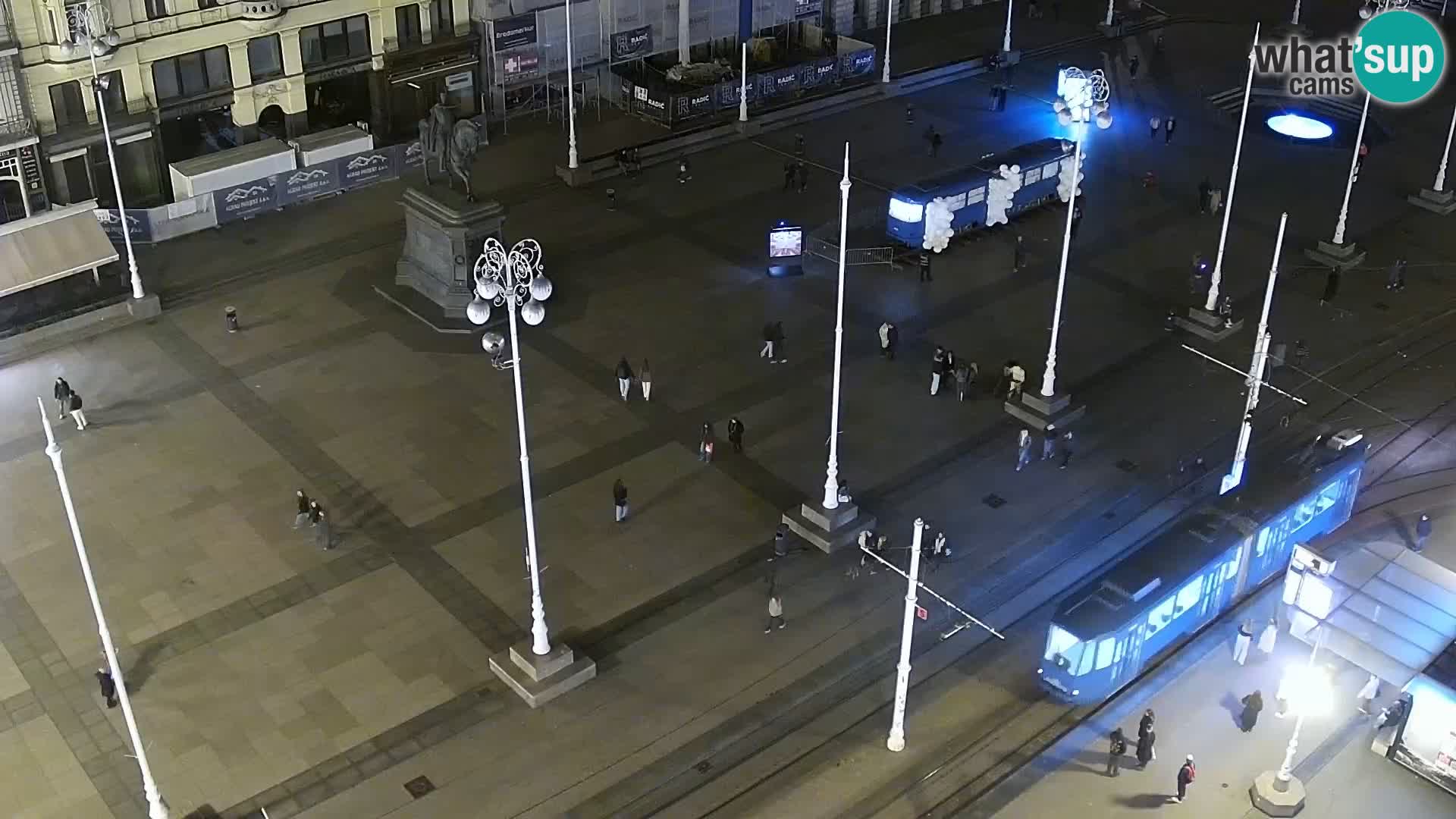 Ban Jelačić Platz  Live webcam Zagreb – Hotel Dubrovnik