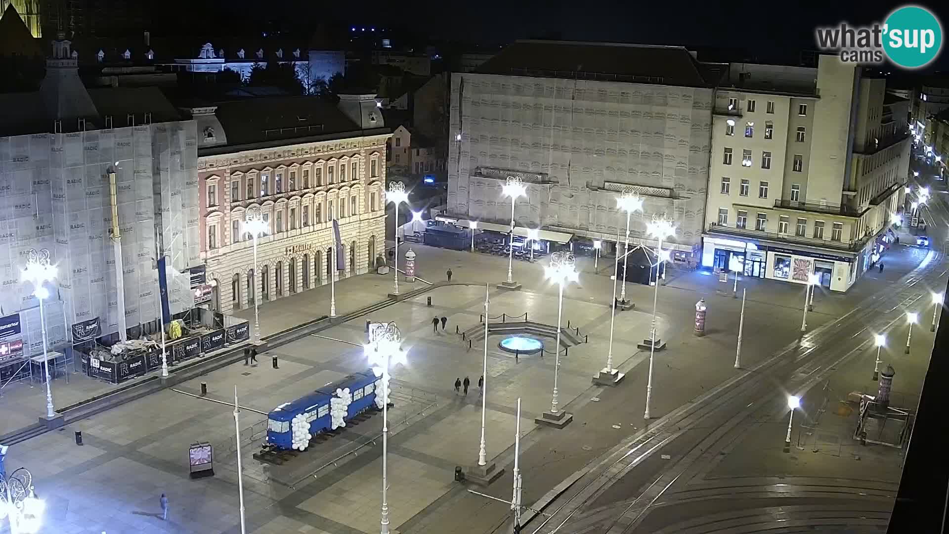 LIVE Webcam Zagreb Hotel Dubrovnik | Ban Jelačić square