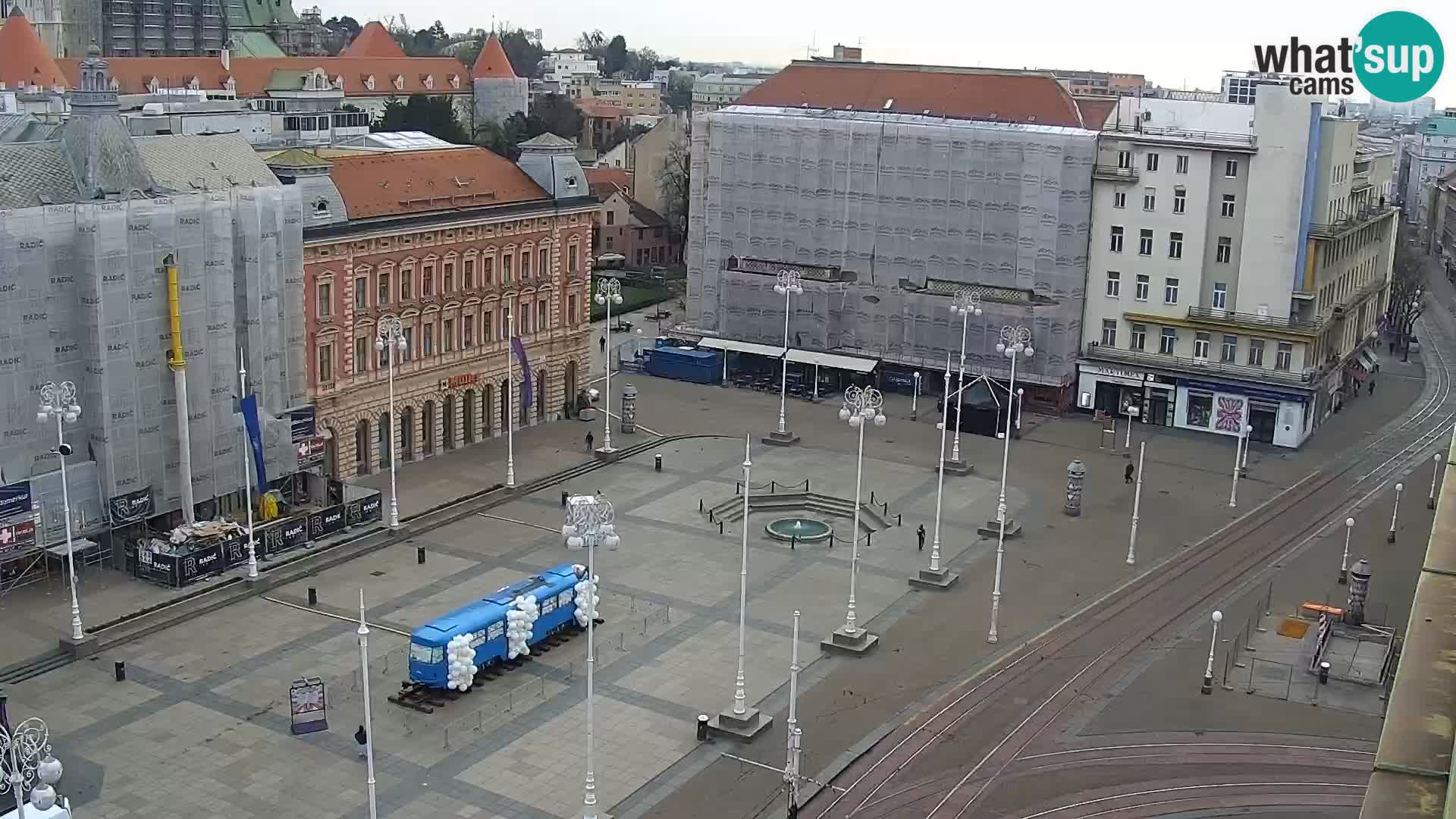 Trg Bana Jelačića web kamera Zagreb – Hotel Dubrovnik