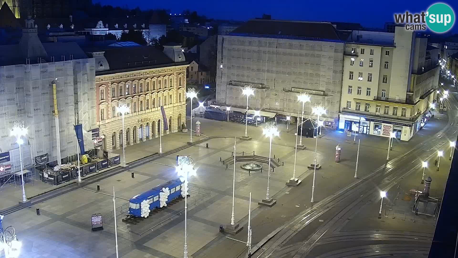 Piazza Ban Jelačić livecam Zagreb – Hotel Dubrovnik