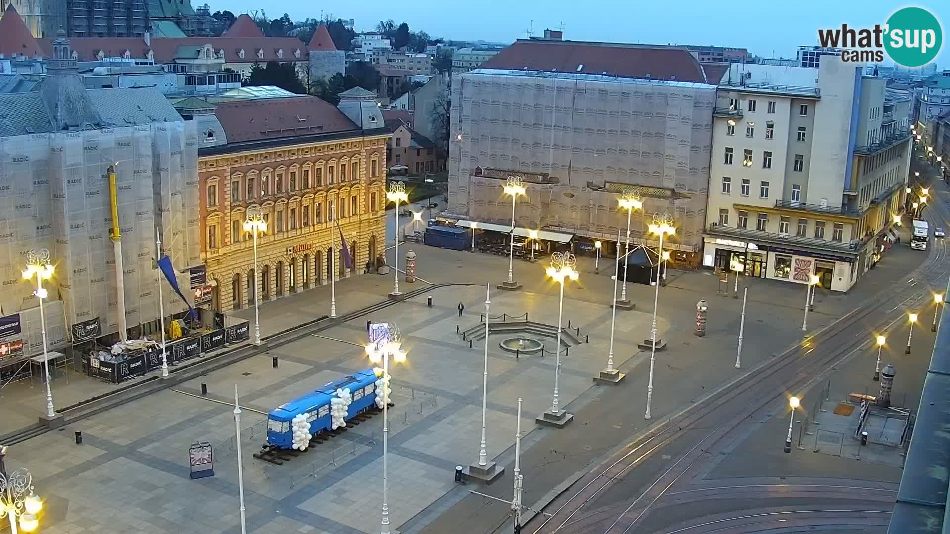 Plaza Ban Jelačić camera en vivo Zagreb – Hotel Dubrovnik