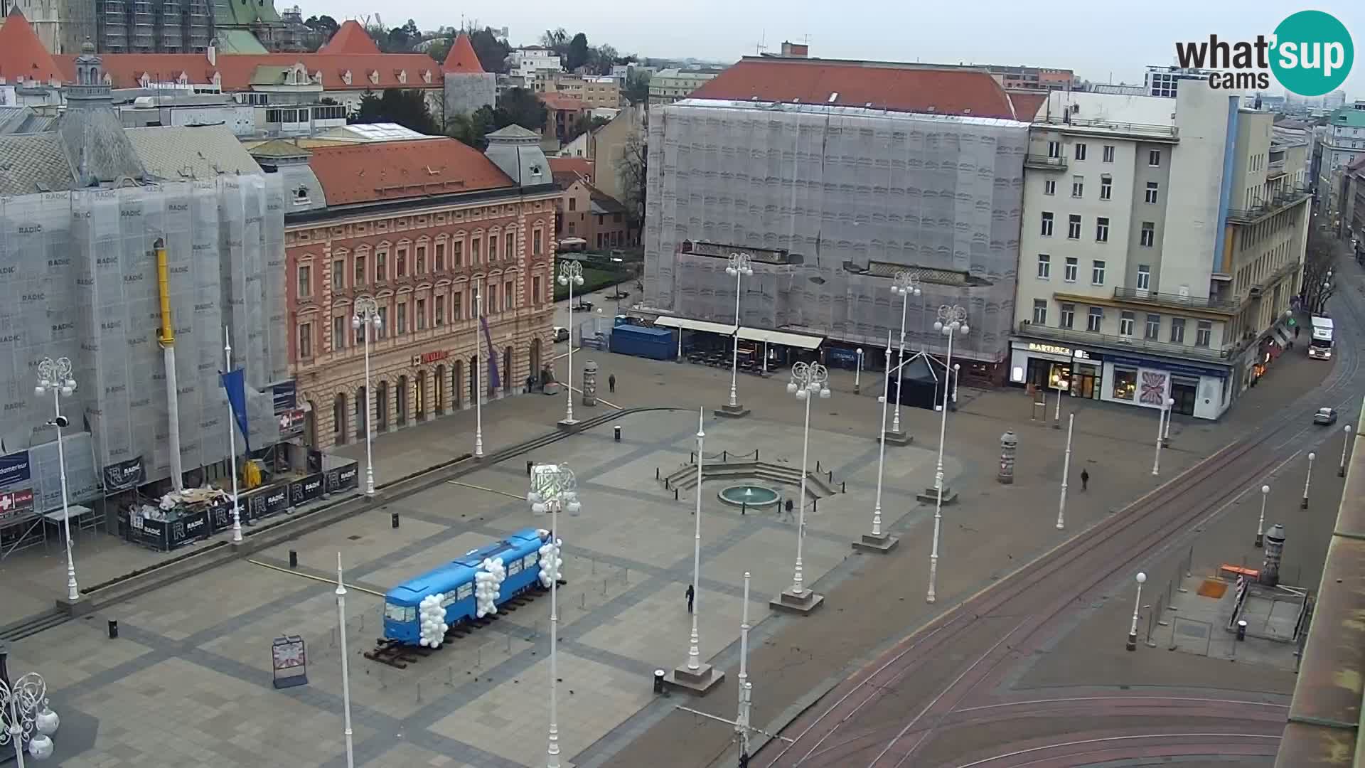 LIVE Webcam Zagreb Hotel Dubrovnik | Ban Jelačić square