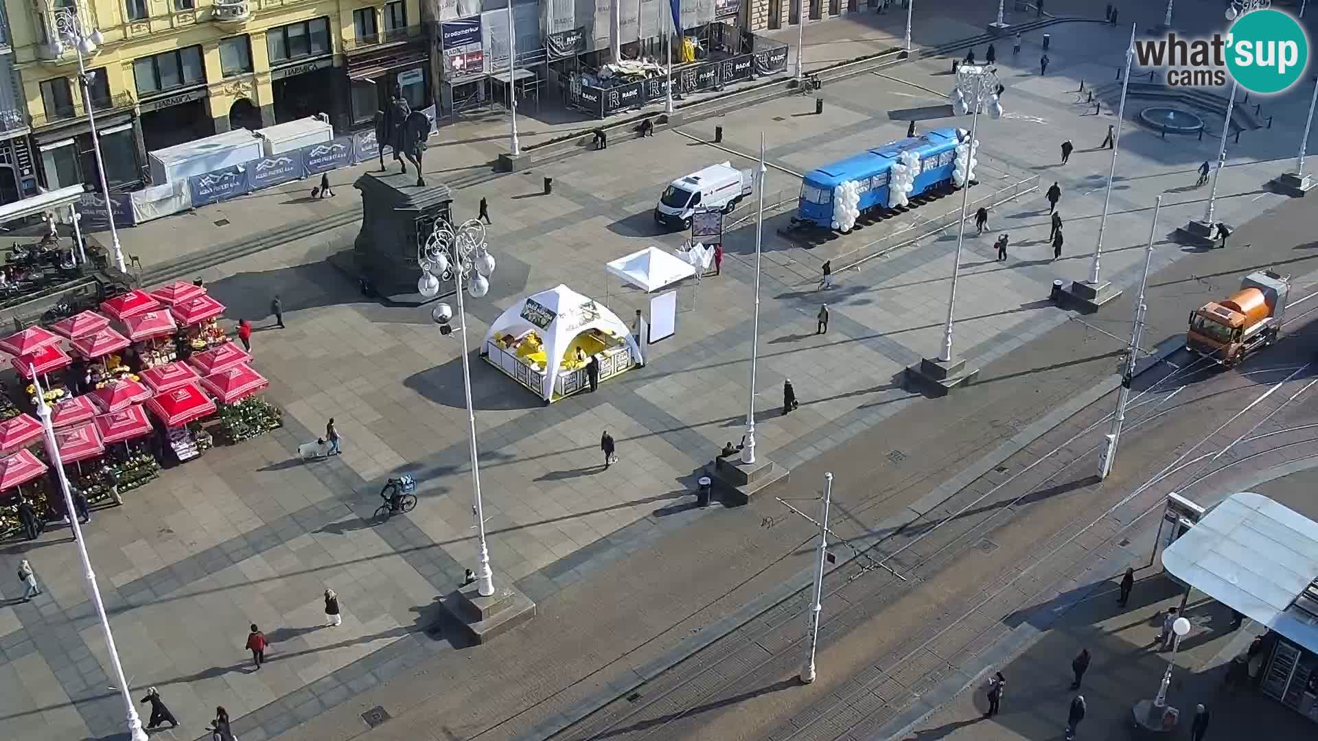 LIVE Webcam Zagreb Hotel Dubrovnik | Ban Jelačić square